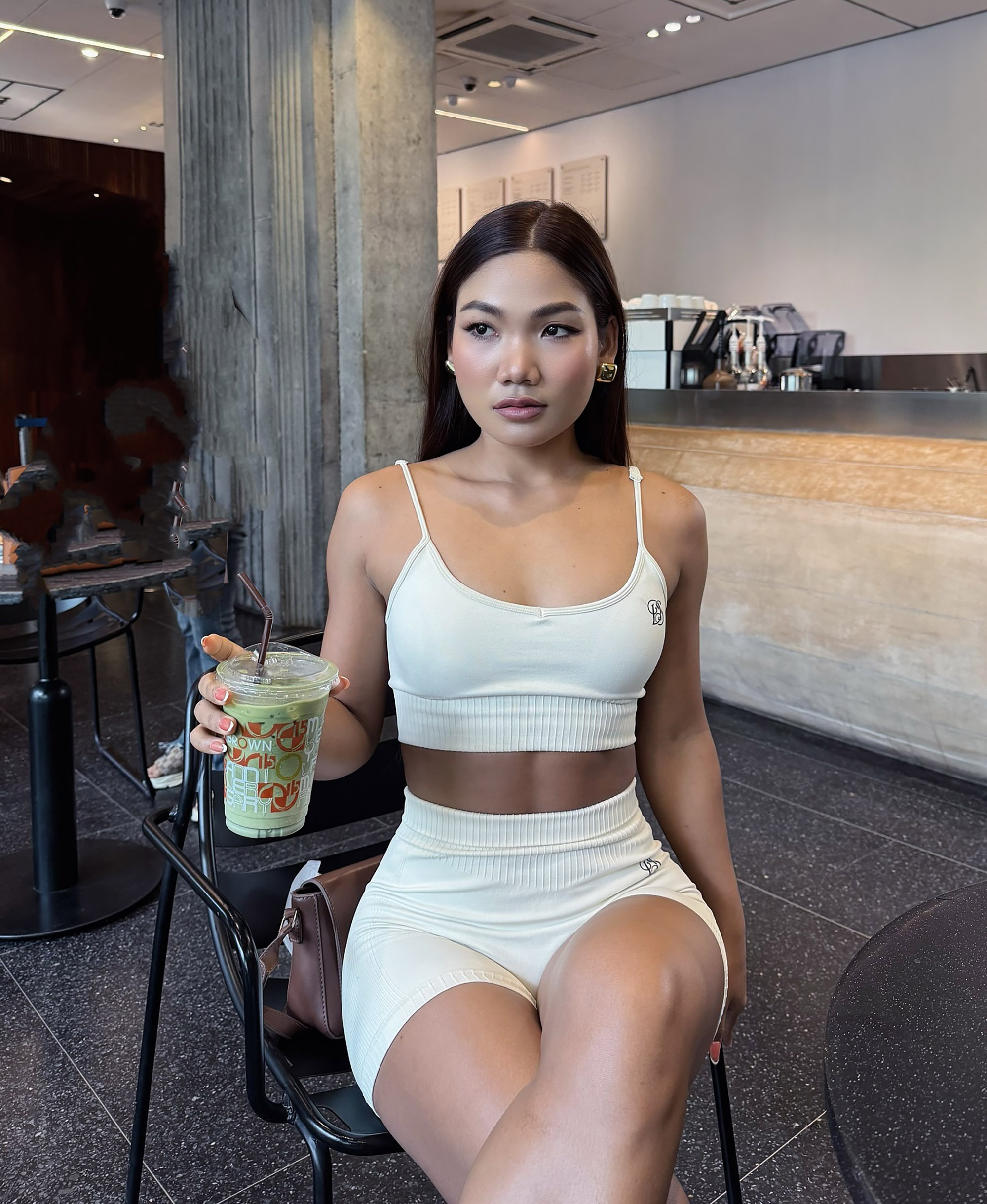 Nina Daily poses in undated photo. She posed in front of Angkor Wat. Note: Private photo taken from social media. (@ninadaily24/Newsflash/NX) Nina Daily poses in undated photo.