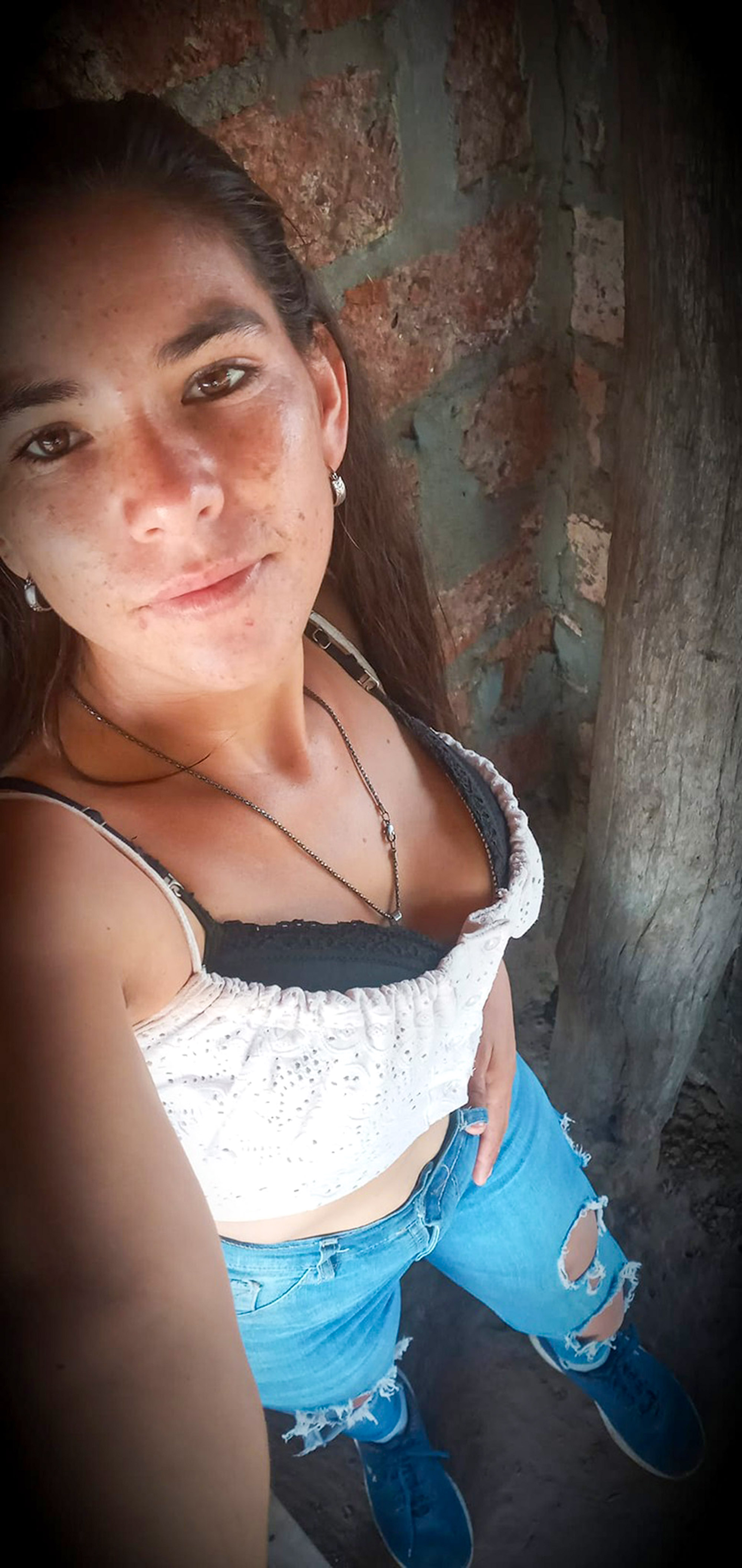 Rosalia Maidana poses in undated photo. She was arrested for her daughter's death in Villa Dos Trece, Argentina. Note: Private photo taken from social media. Rosalia Maidana