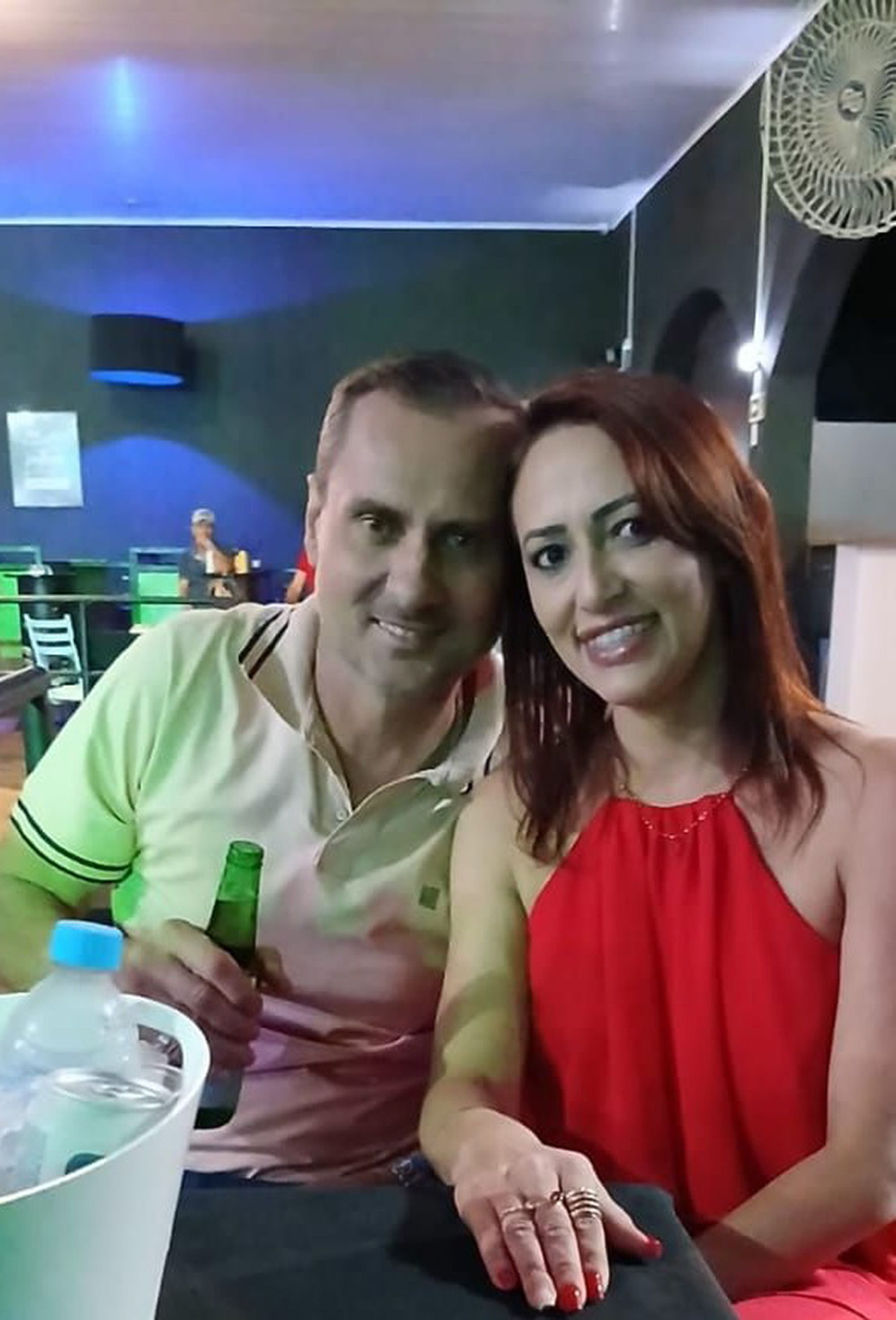 Picture shows Leobaldina Rocha Lyrio and Juliano Henn, undated. She was killed in Ronda Alta, Brazil. Note: Private photo taken from social media. Leobaldina Rocha Lyrio and Juliano Henn
