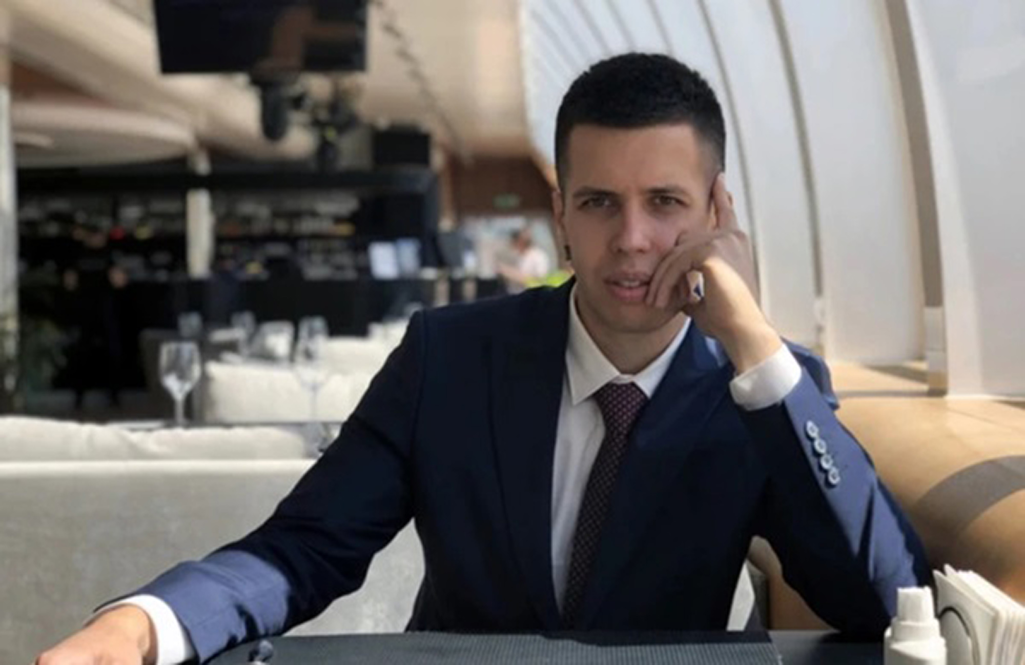 Picture shows Yuri Alferov, undated. He died at the party. Note: Private photo taken from local media. Yuri Alferov