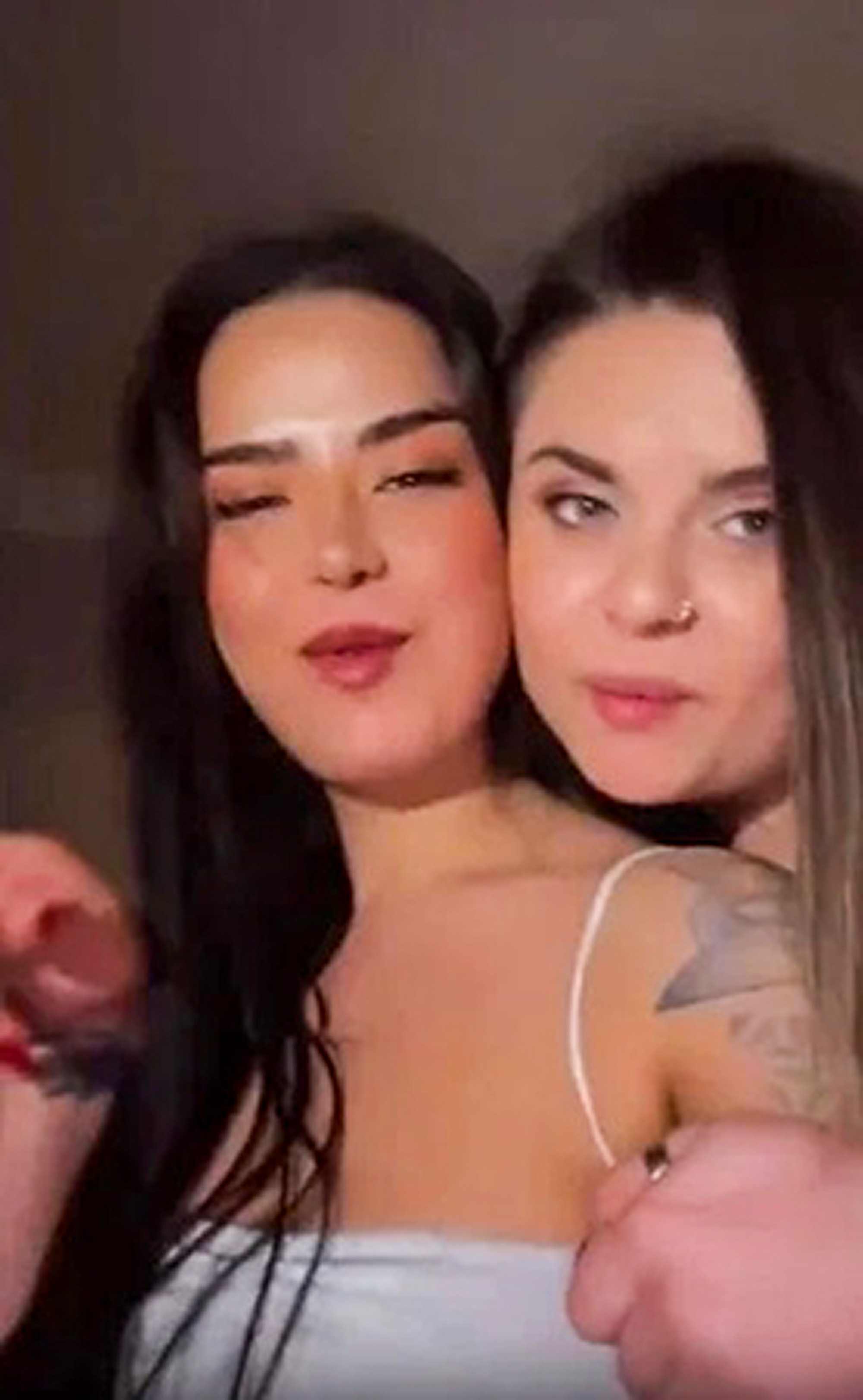 Picture shows Sevil Akdag and Elif Kirav having fun at a house party about a month ago. Note: Image is a screenshot from video. Sevil Akdag and Elif Kirav