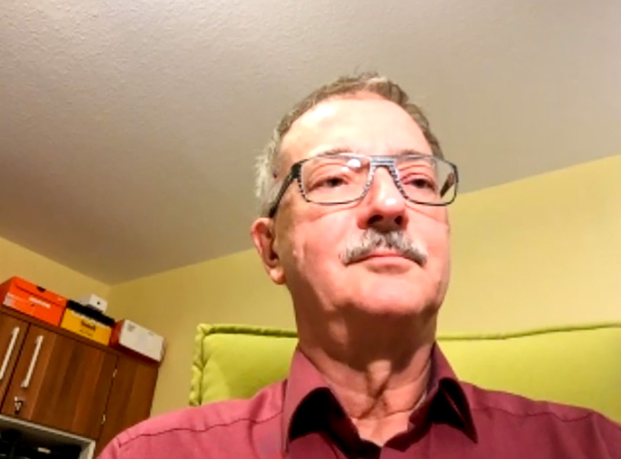 Image shows Dr Klaus Kleinertz, 69, from Chemnitz, Germany, undated photo. His wife Annegret Beinrucker, 58, is under investigation for murdering him one year after they got married in 2023. Note: Photo is a screenshot from a video. Dr Klaus Kleinertz, 69