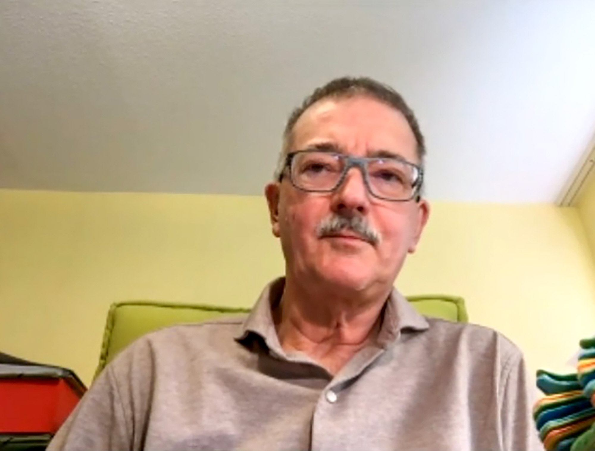 Image shows Dr Klaus Kleinertz, 69, from Chemnitz, Germany, undated photo. His wife Annegret Beinrucker, 58, is under investigation for murdering him one year after they got married in 2023. Note: Photo is a screenshot from a video. Dr Klaus Kleinertz, 69