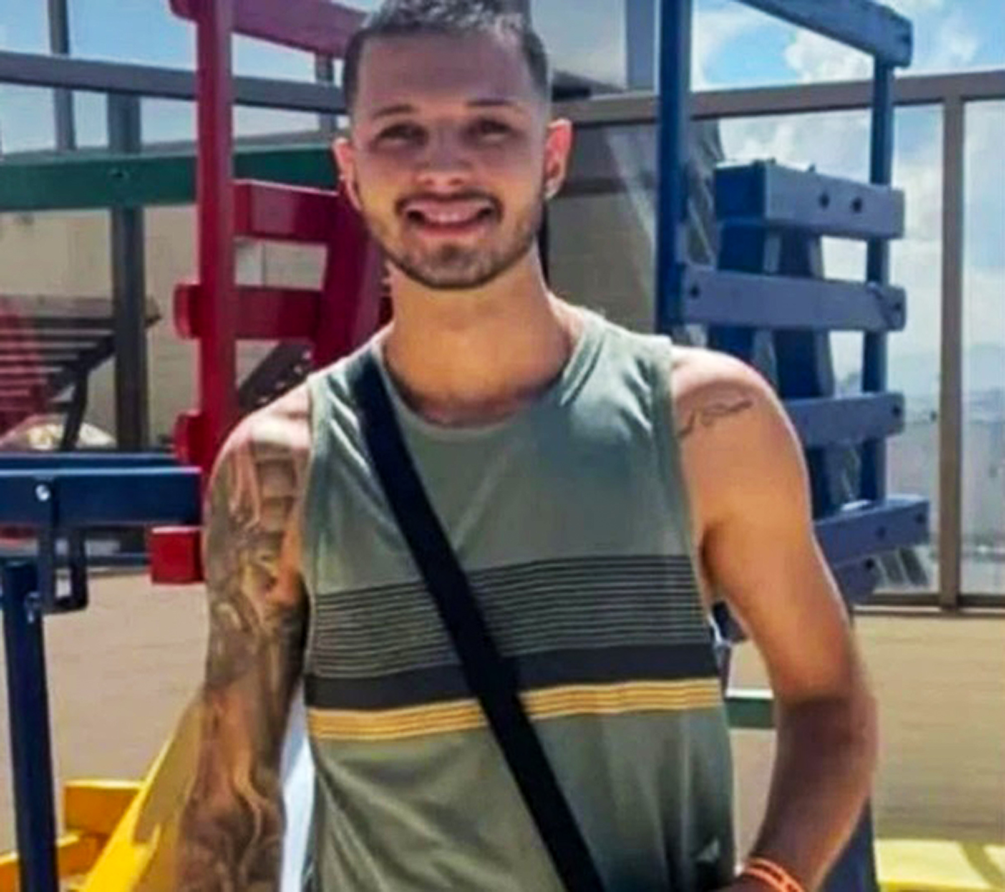 Jadson Zordan, 25, poses in undated photo. He died in an accident in Anchieta, Brazil. Note: Private photo taken from local media. Jadson Zordan, 25