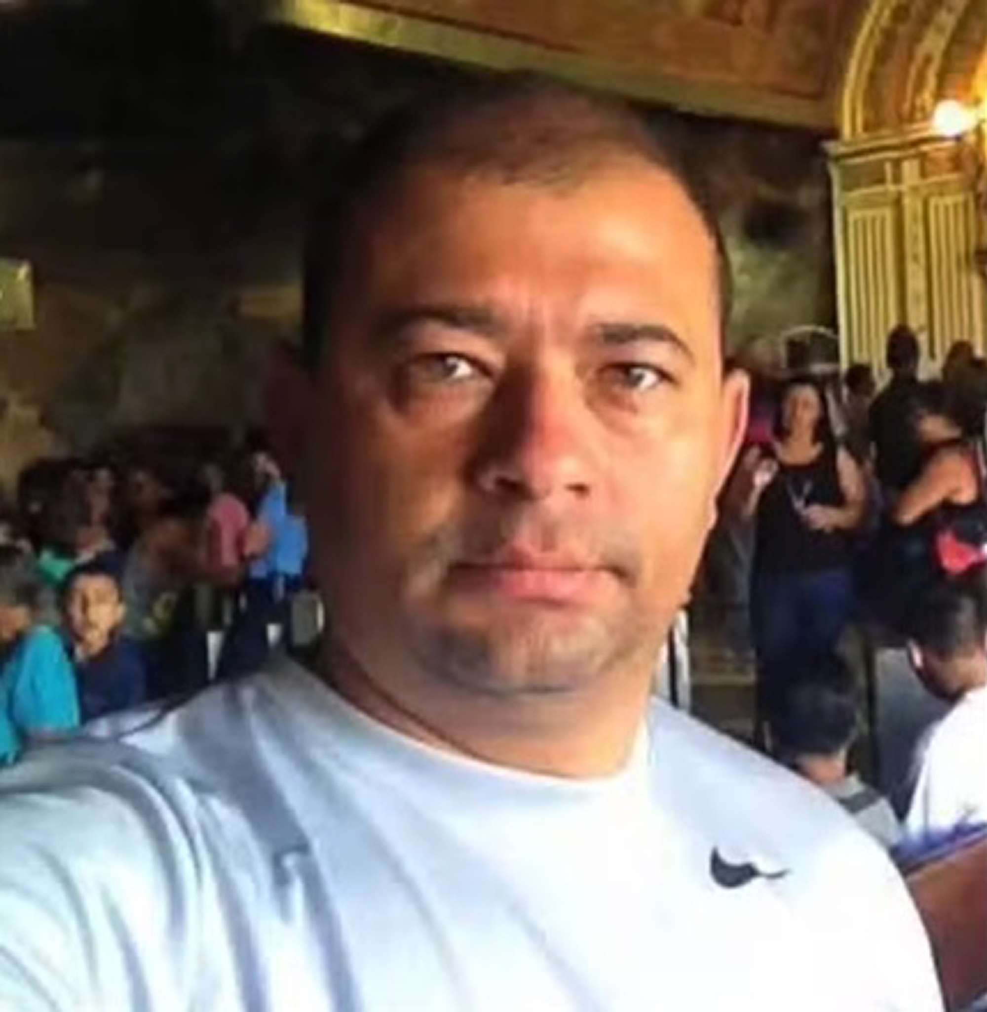 Davi Lima, 44, poses in undated photo. He died in an accident in Anchieta, Brazil. Note: Private photo taken from local media. Davi Lima, 44