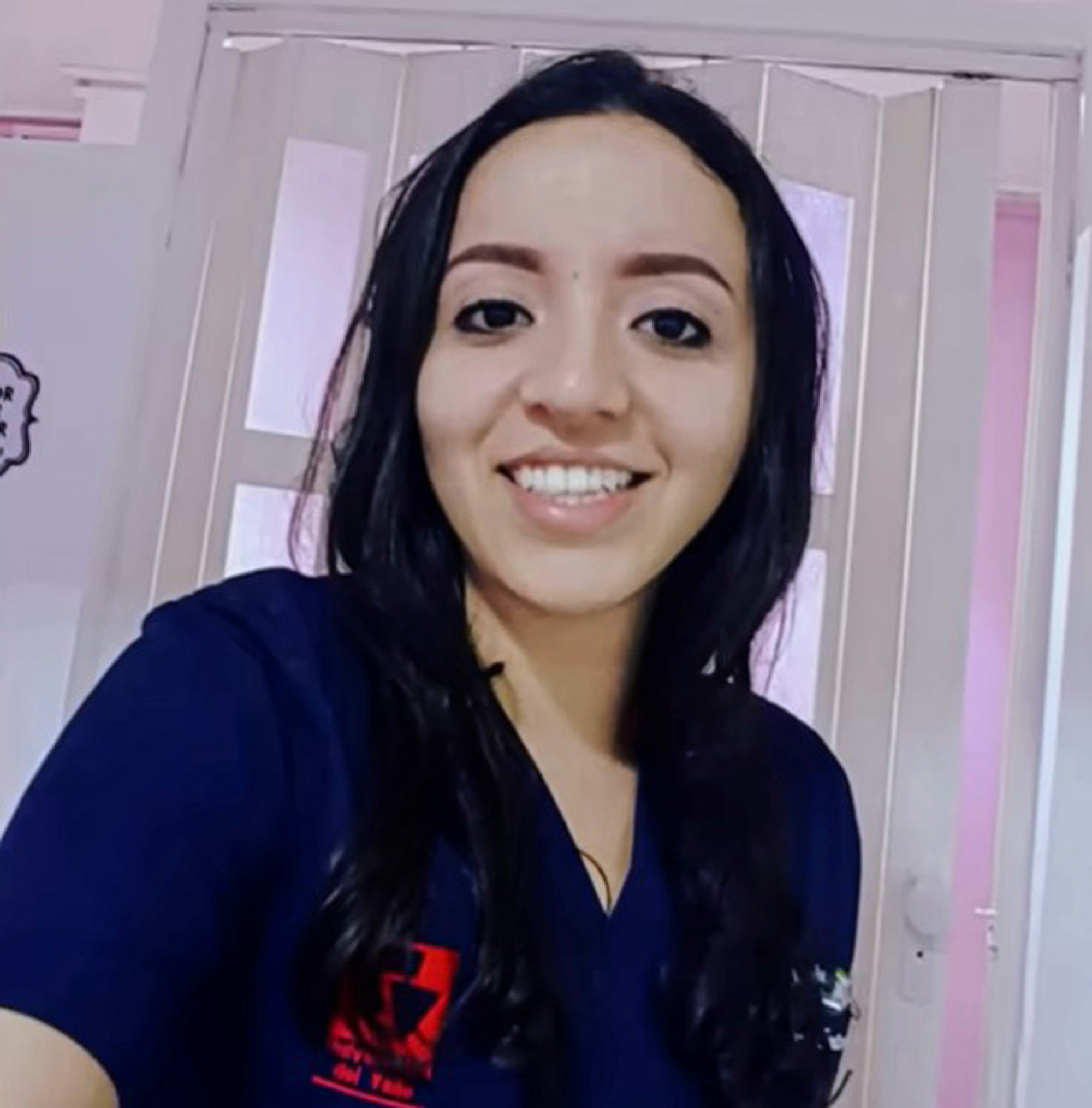Isabel Munoz Chaves poses in undated photo. She died after a woman fell on her in Cali, Colombia. Note: Private photo taken from local media. Isabel Munoz Chaves