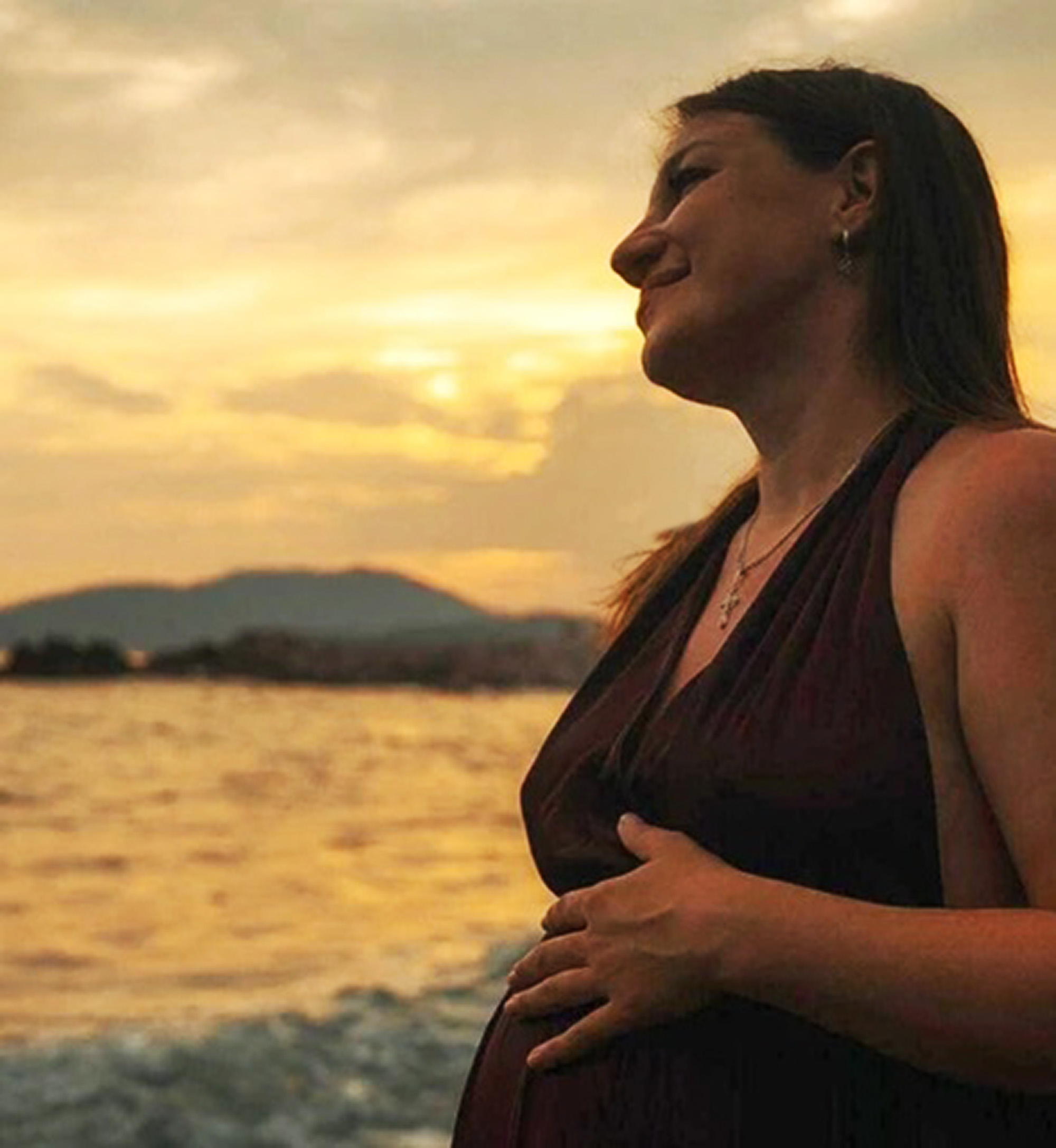 Olga Guzikova, 34, poses in undated photo. Doctors broke her baby's shoulder during childbirth and it later died in Blagoveshchensk, Russia. Note: Private photo taken from local media. Olga Guzikova, 34