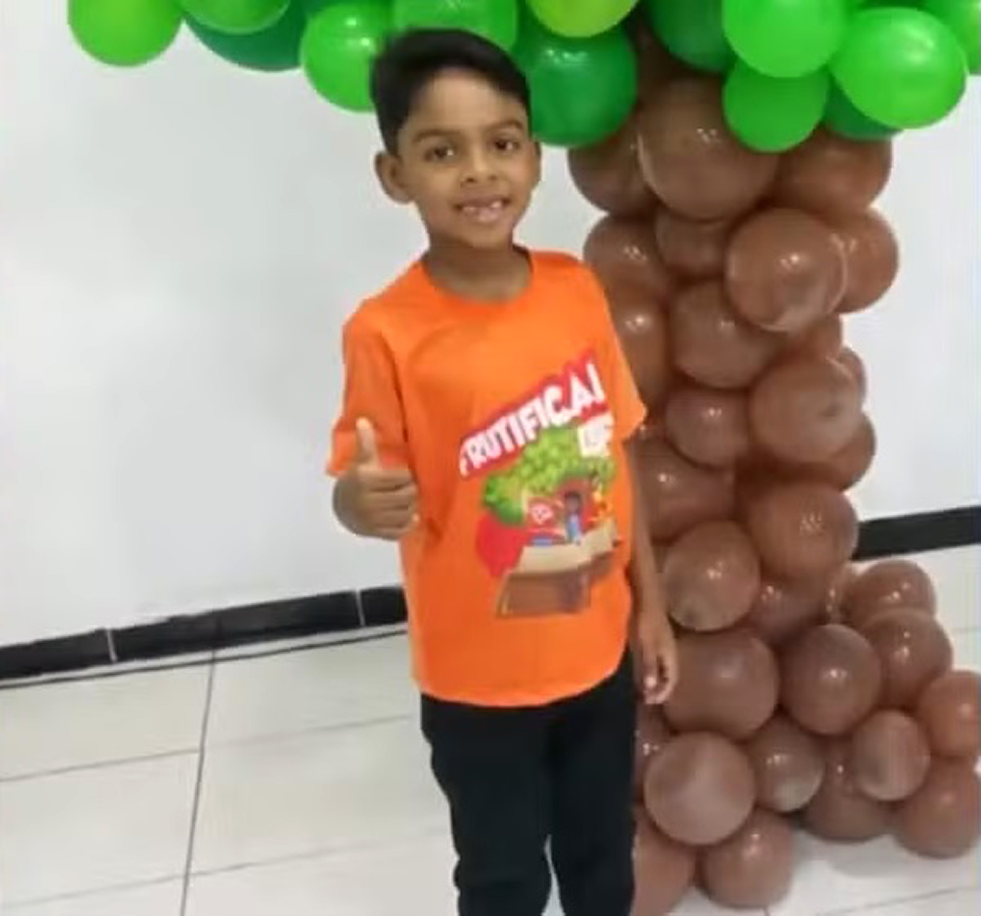 Picture shows Luis Fernando Rocha Silva, undated. He died after eating a poisoned Easter egg and his mother and sister are in critical condition in Imperatriz, Brazil. Note: Private photo taken from local media. Luis Fernando Rocha Silva