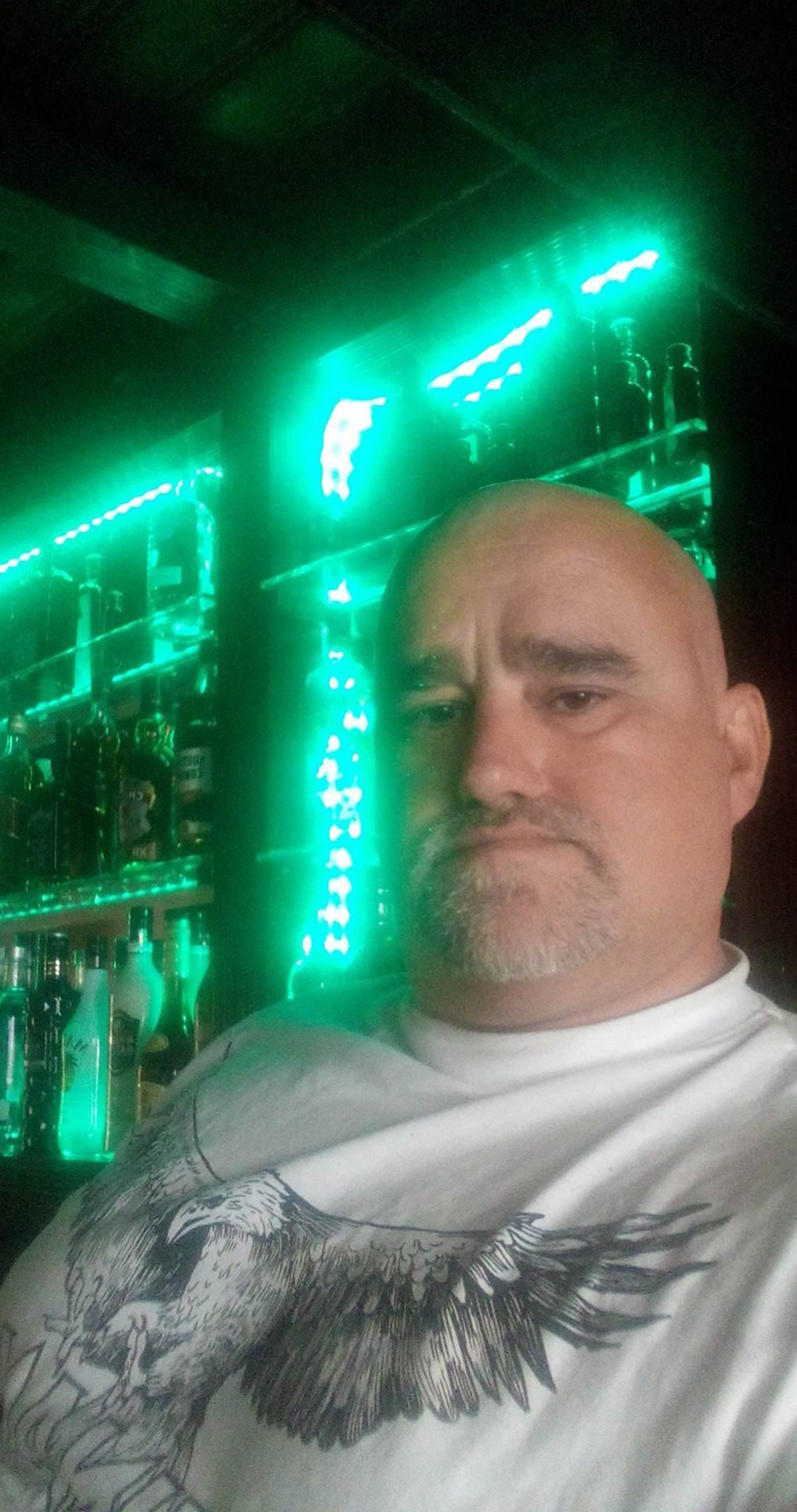 Lehel L., 47, poses in undated photo. He allegedly killed his girlfriend in Stuttgart, Germany. Note: Private photo taken from social media. Lehel L.