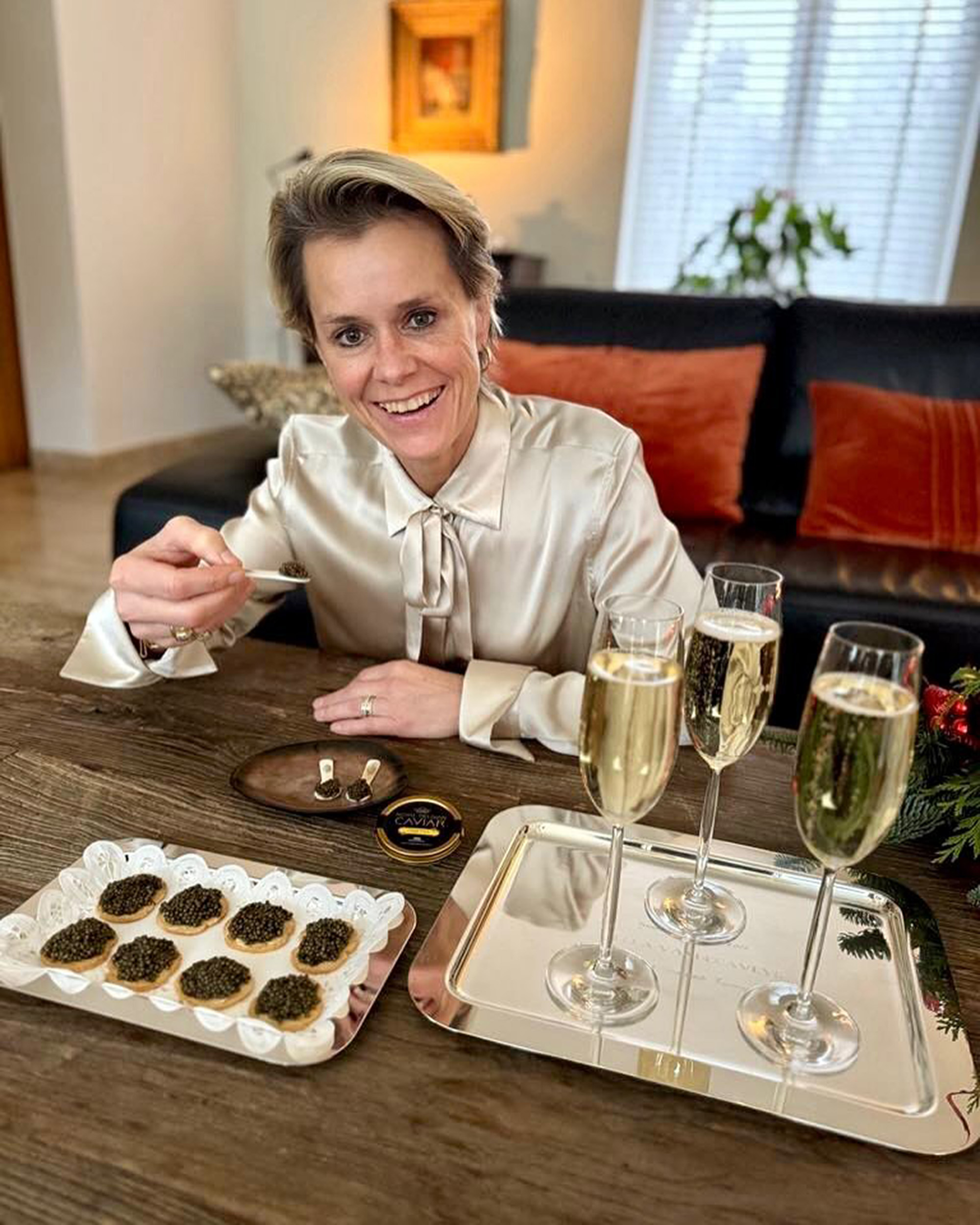 Gella Vandecaveye poses in undated photo. Her two Olympic medals were stolen and later found by police as they were being sold online. Note: Picture is taken from social media. Gella Vandecaveye