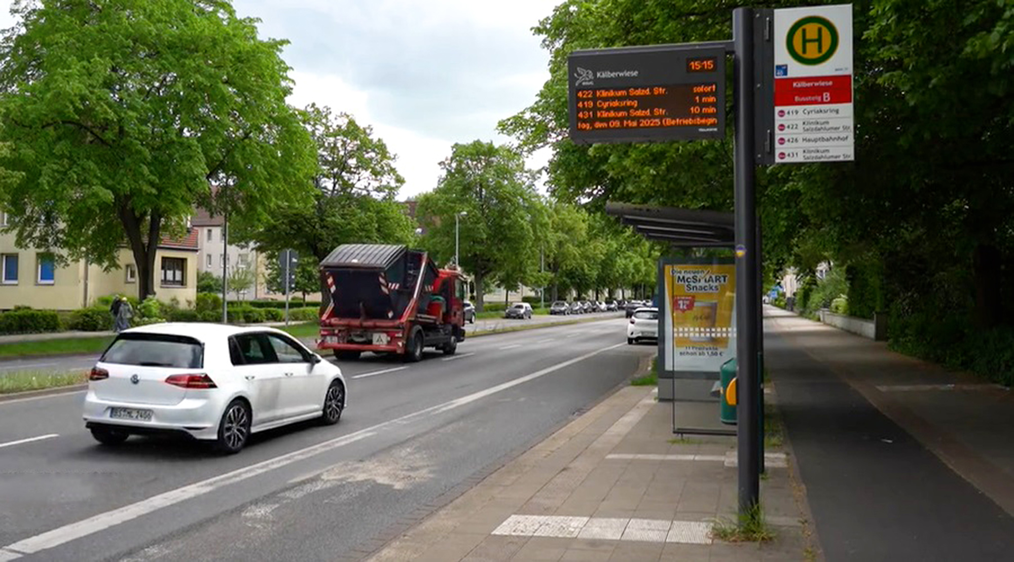 Picture shows the scene in Braunschweig, Germany, undated. A man drowned looking for a ring that had fallen into the shaft. Note: Image is a screenshot from video. the scene in Braunschweig