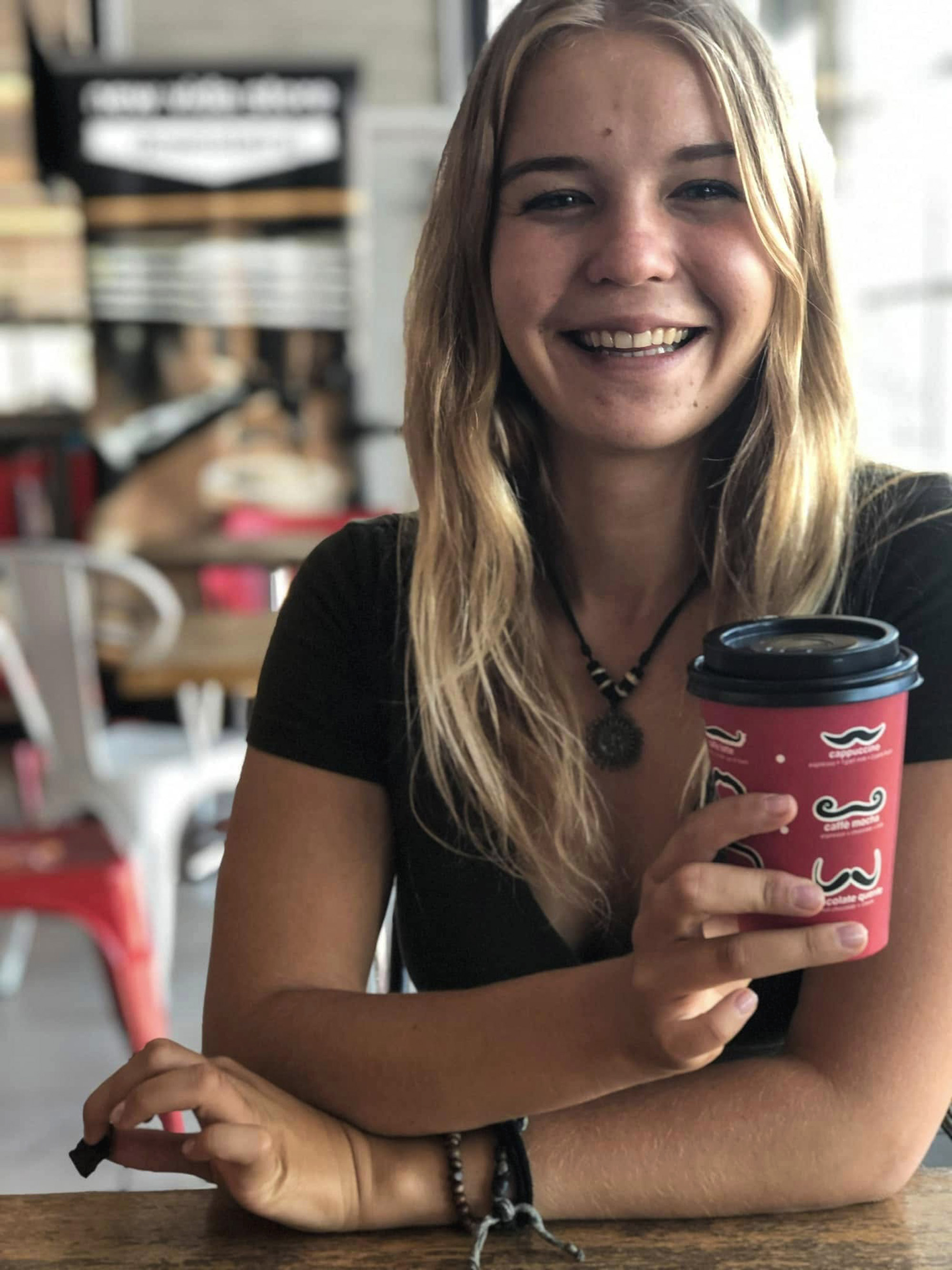 Ashley Oosthuizen poses in undated photo. The 26-year-old South African woman's sentence has been reduced in Thailand on Mar.27, 2025. Note: Private photo taken from social media. Ashley Oosthuizen