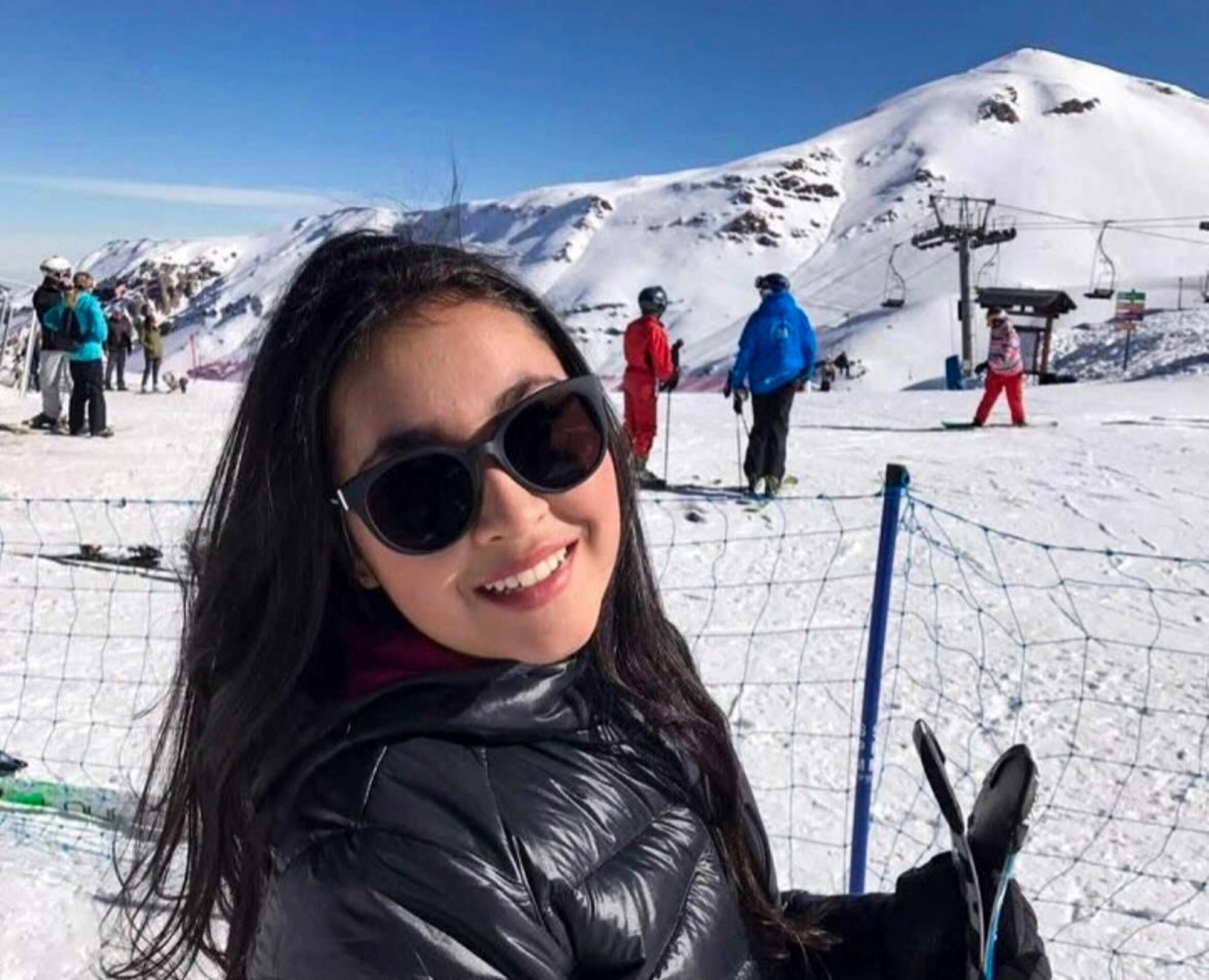 Anna Luyza Carvalho poses in undated photo. She died after a car crash in Indiara, Brazil, on May 5, 2025. Note: Private photo taken from social media. Anna Luyza Carvalho