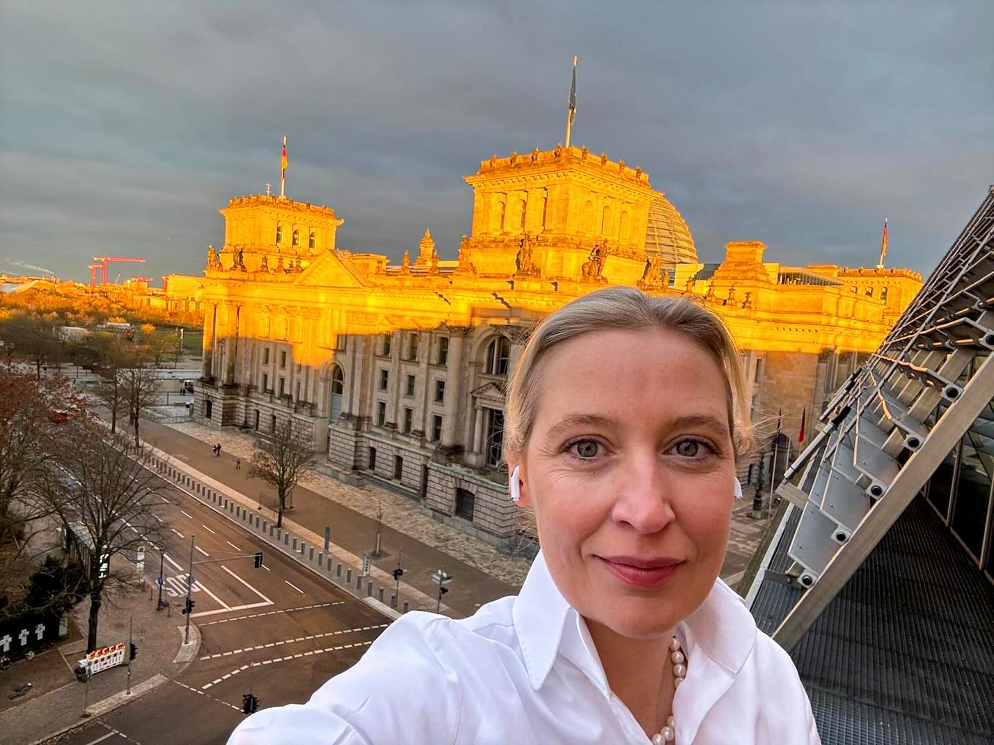Picture shows AfD leader Alice Weidel, undated. Her partner Sarah Bossard deleted her Instagram account. Note: Private photo taken from social media. Alice Weidel