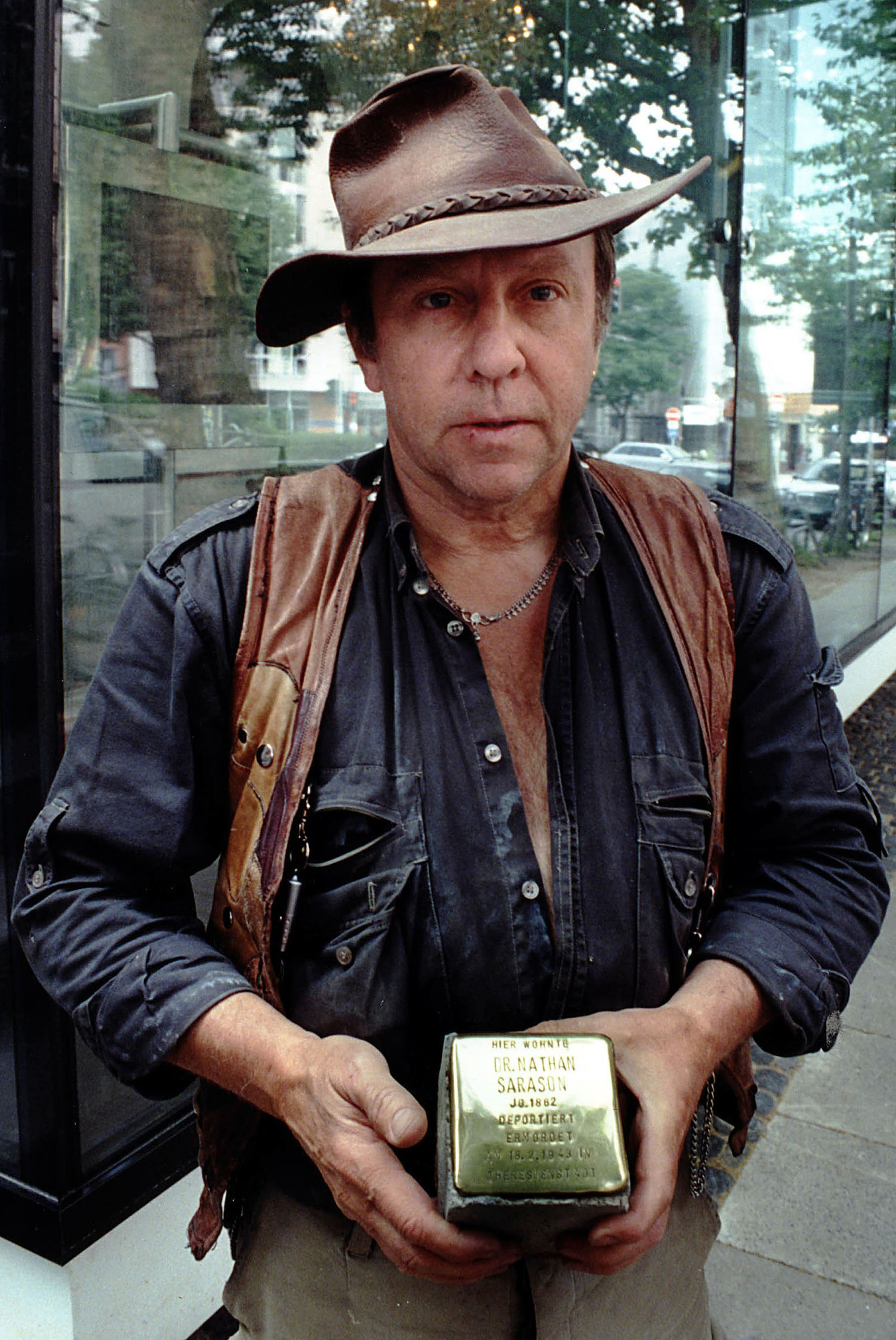 Picture shows Gunter Demnig, Stumbling Stones Artist, undated. Note: Archive photo Europics. Gunter Demnig