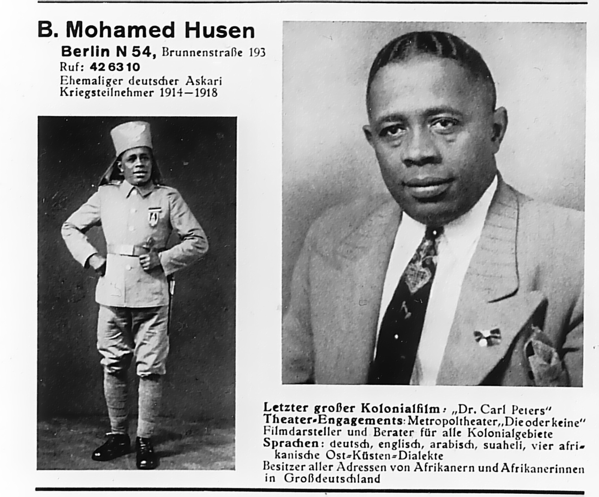 In the vast, agonising mosaic of the Nazi Holocaust Mahjub bin Adam Mohammed was simply one more piece, one of millions without a funeral and without a grave when his brutal end came. But now Mahjub is set to make history in Germany by becoming the first black man to be honoured as a single victim of the genocide of the Third Reich. He is to get a 'Stolperstein' in his name - a raised bronze tablet on the ground outside the house where he lived in Berlin. The memorial has to be stepped round by pedestrians, and its aim is to let future generations know how the Nazi extermination programme did not only target Jews and political enemies. Note: Archive photo Europics. In the vast, agonising mosaic of the Nazi Holocaust Mahjub bin Adam Mohammed
