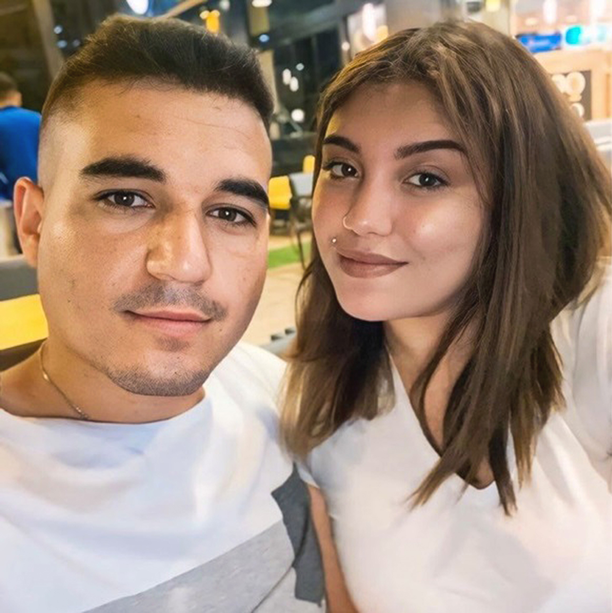 Gokhan Dal, 28, poses with wife in undated photo. He lost his life when a military vehicle overturned and was laid to rest in Aksaray, Turkey on May 8, 2025. Note: Private photo taken from social media. Gokhan Dal, 28, poses with wife