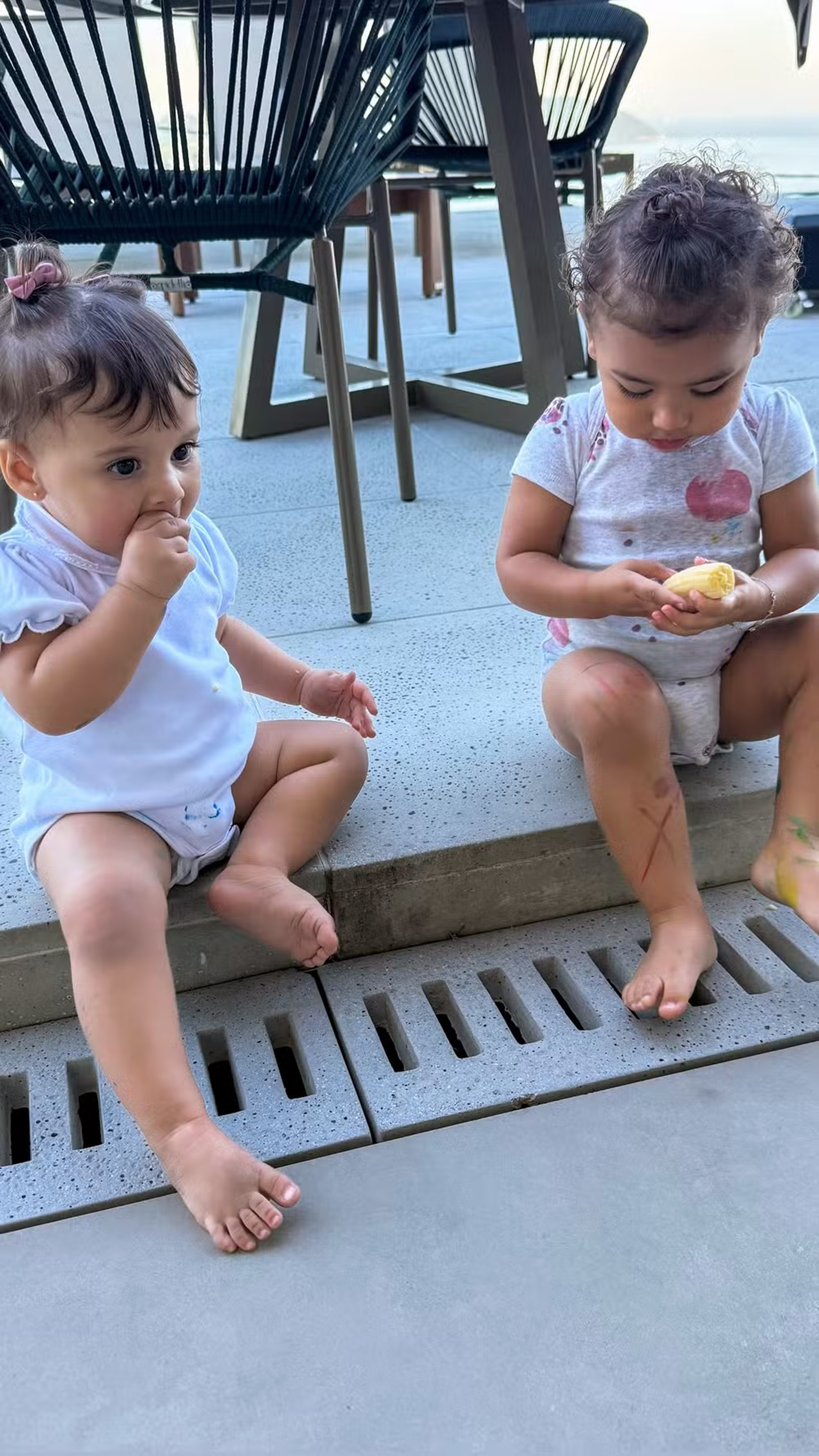 Neymar's daughters Mavie and Helena