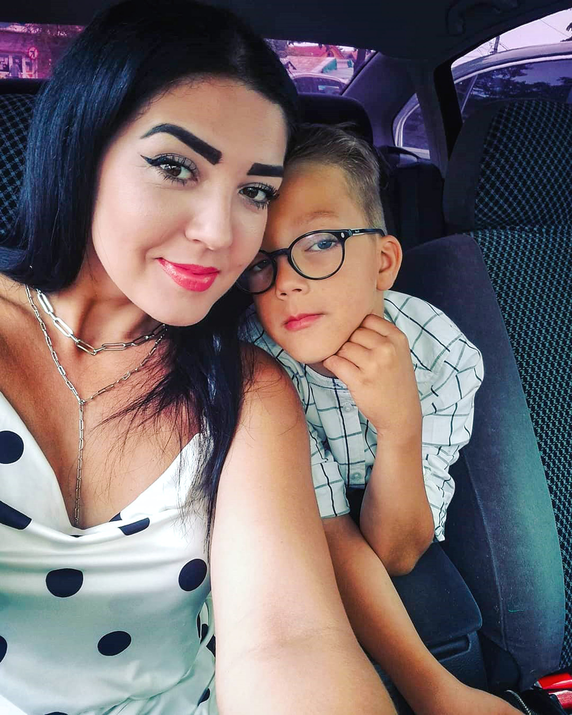Olivia Botusan poses with her child in undated photo. Her lifeless body was found in Etterbeek, Belgium, on May 19, 2025. Note: Private photo taken from social media. Olivia Botusan