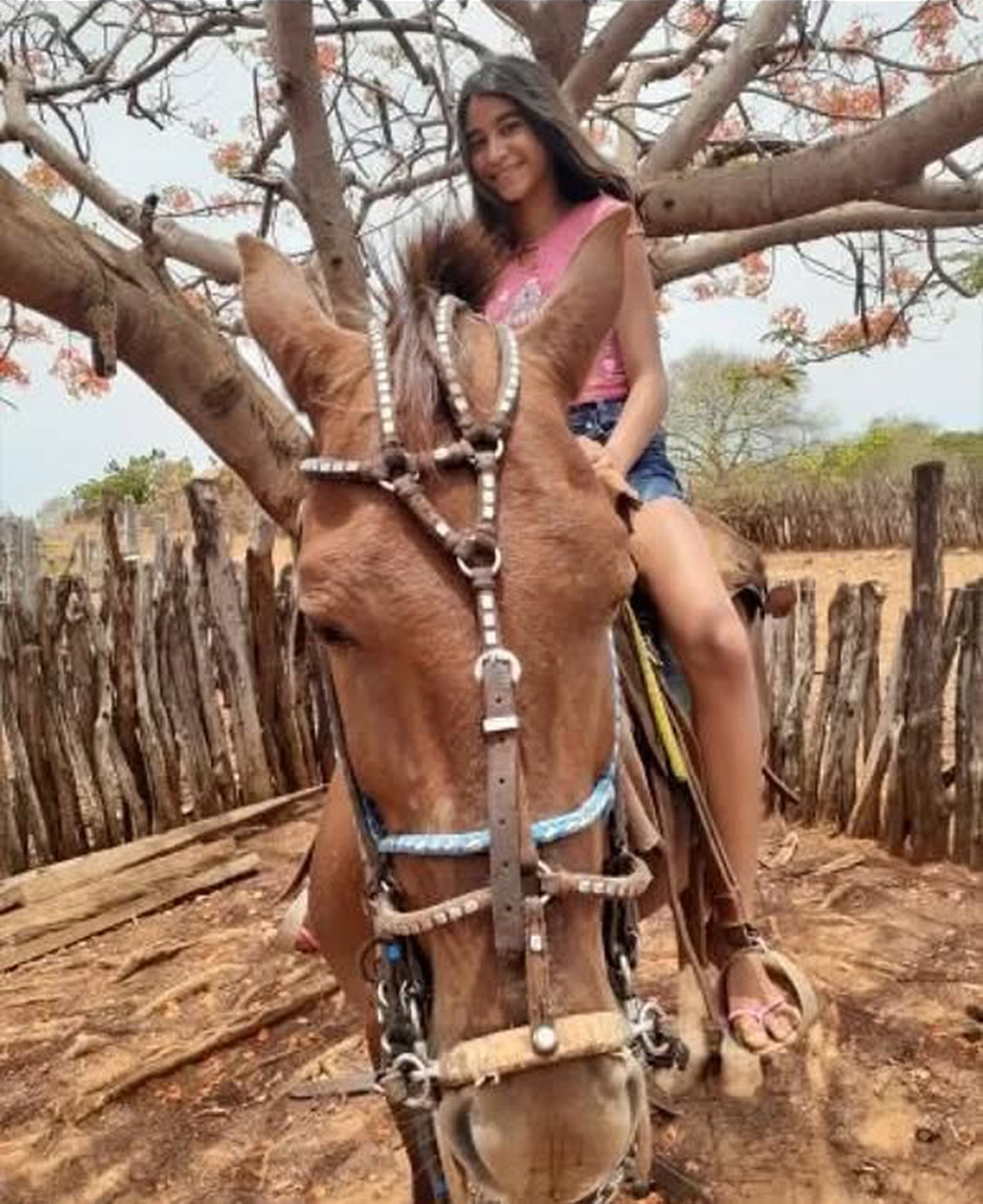 Picture shows Maria Victoria Rodrigues dos Santos, undated. She was found killed in her home in Itaueira, Brazil, on Mar. 24, 2025. Note: Private photo taken from social media. Maria Victoria Rodrigues dos Santos