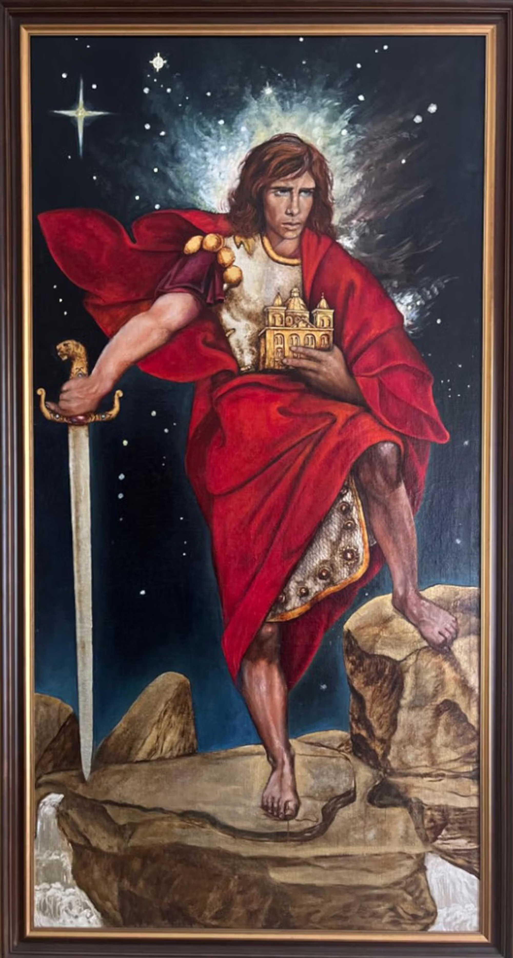 Image of Saint Michael the Archangel. Note: Private photo. Saint Michael the Archangel
