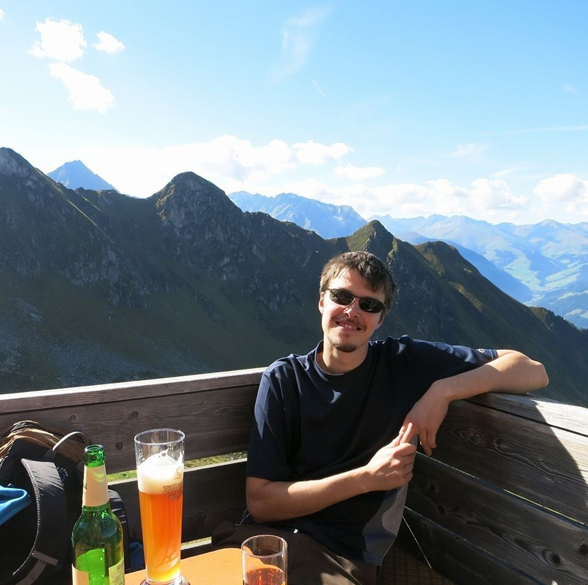 Daniel Osterloh poses in undated photo. He fell from the summit of Corna di Meghe, a rugged area in the territory of Anfo (Brescia), Italy. Note: Private photo taken from social media. Daniel Osterloh