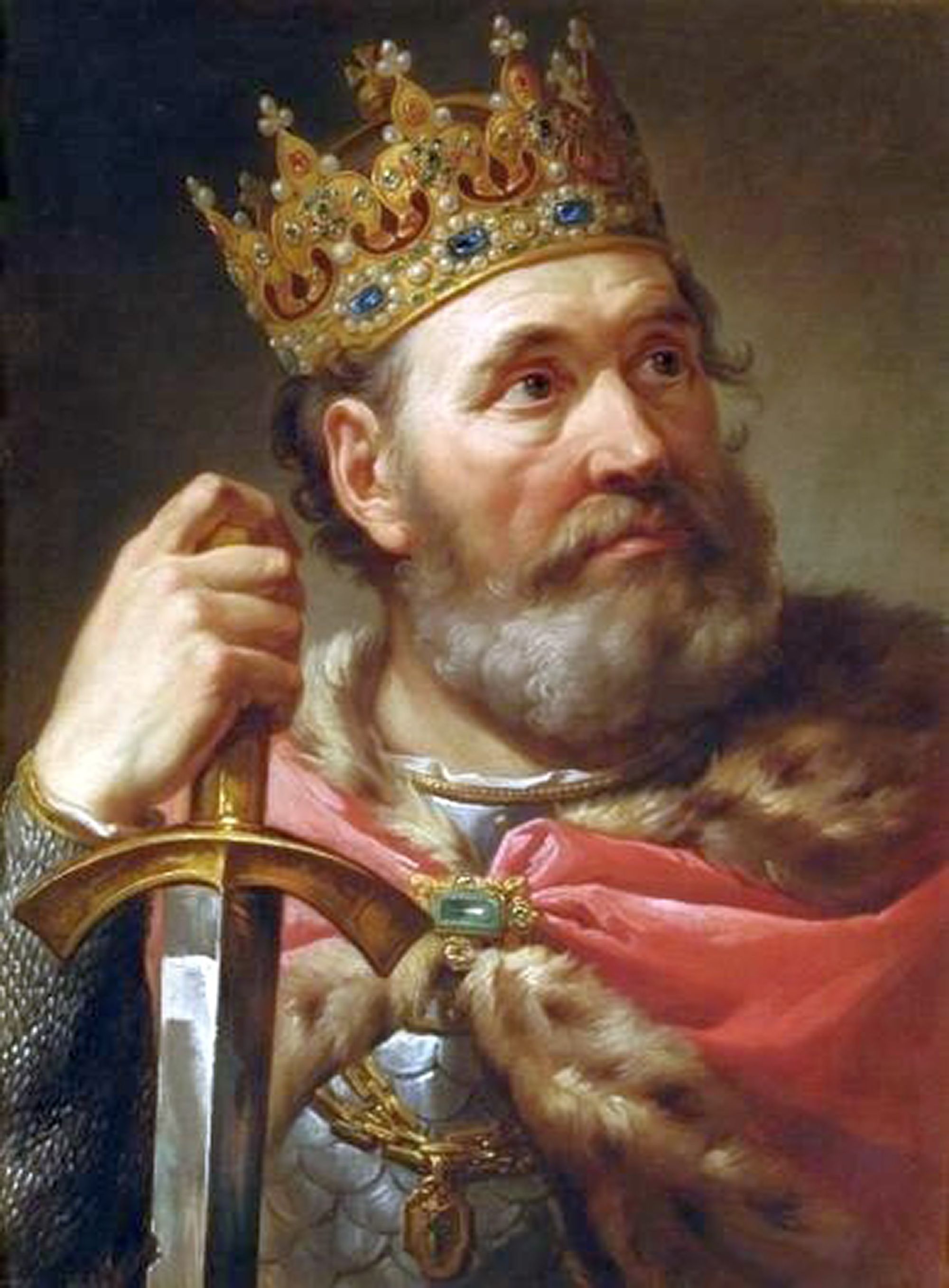Portrait of Boleslaus I the Brave. Note: Licensed photo. Portrait of Boleslaus I the Brave.