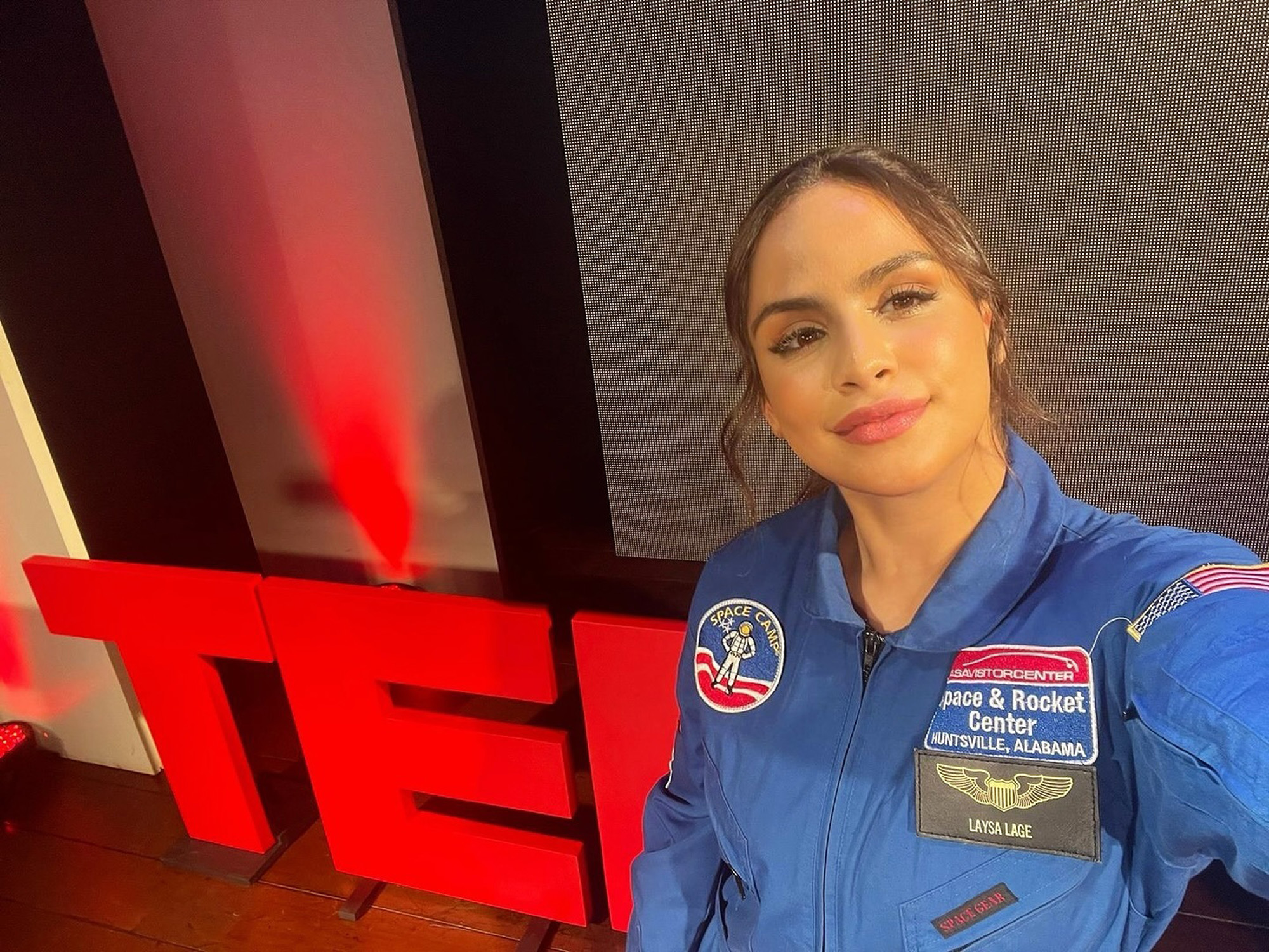 Laysa Peixoto poses in undated photo. She claimed to be an astronaut and said she would be the first Brazilian to go to space. Note: Private photo taken from social media. Laysa Peixoto