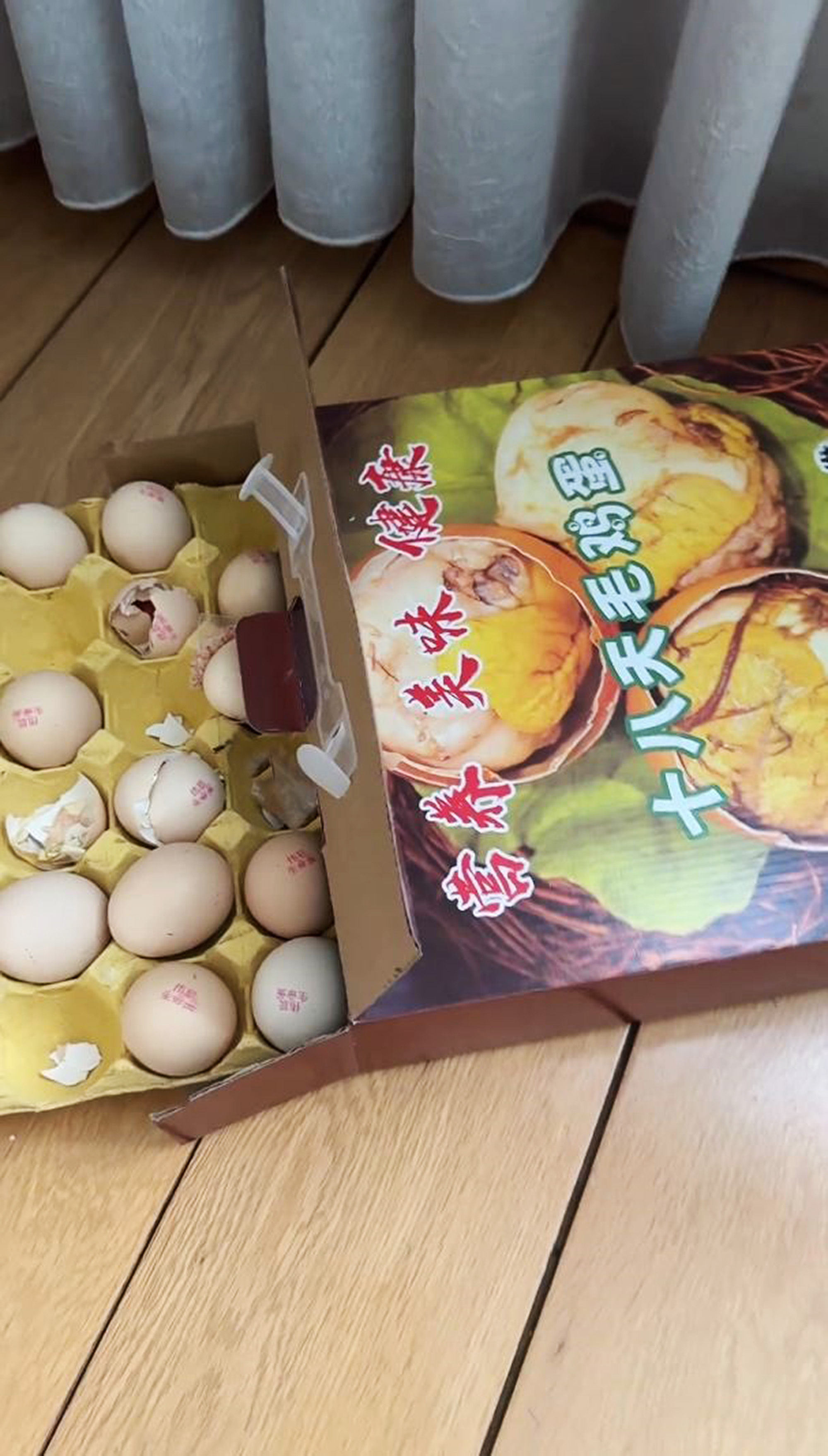 Man's store-bought eggs unexpectedly hatch in Beijing, China, in footage posted on 16 June 2025. He had forgotten them for a few days. Note: Photo is a screenshot from a video Man's store-bought eggs unexpectedly hatch