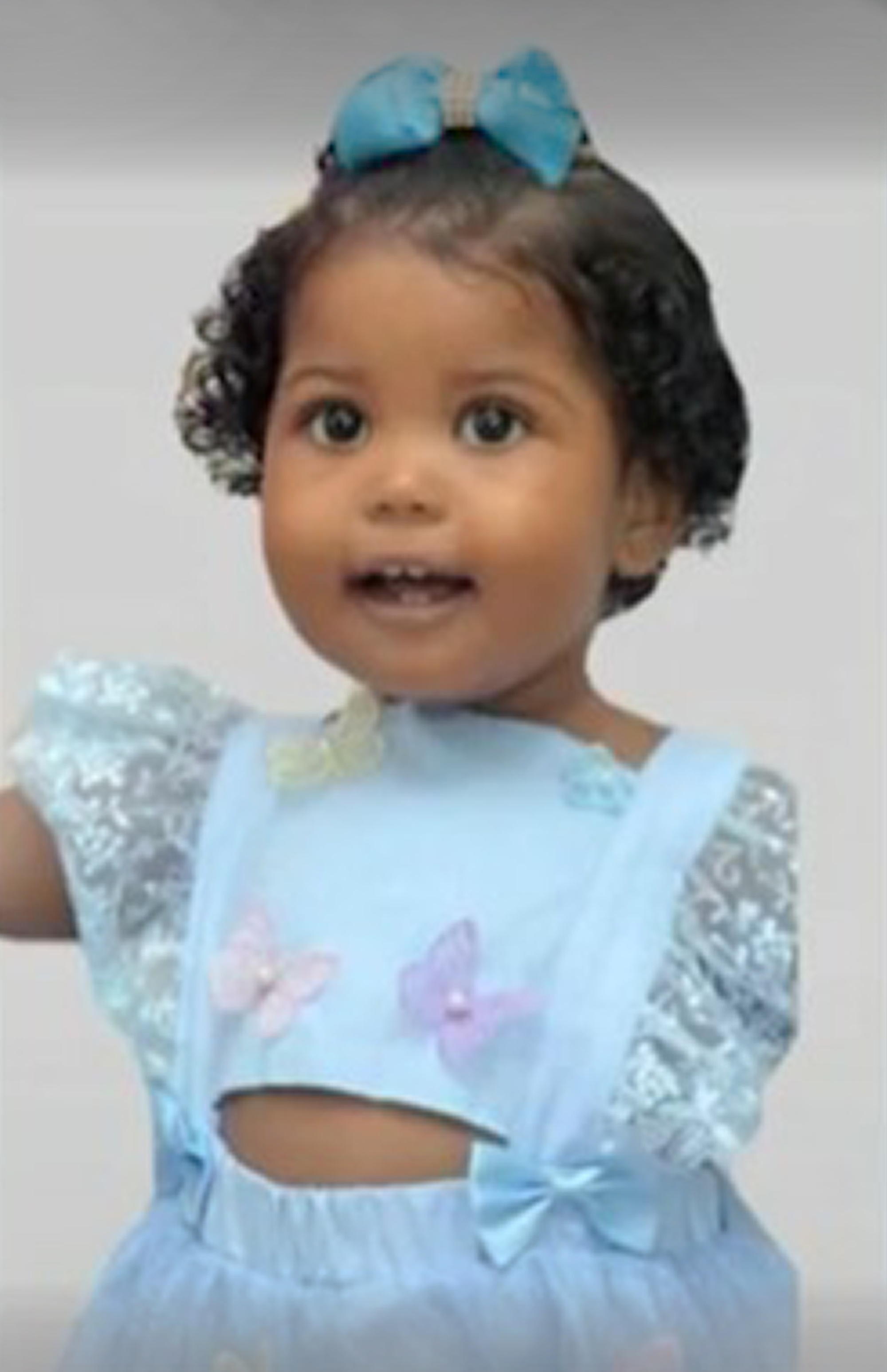 Photo shows baby Layla Sofia Santos Menezes, undated. She was shot and killed by a road rage driver in Areia Branca, Brazil, on 24 June 2025. Note: Private photo. Layla Sofia Santos Menezes
