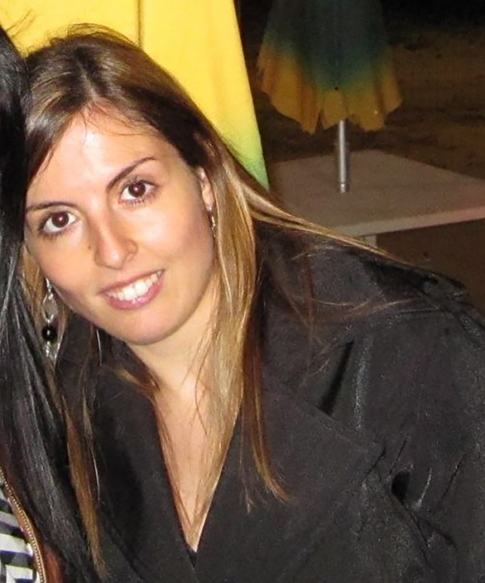 Francesca Deidda, 42, poses in undated photo. She went missing in San Sperate, Italy, May 10, 2024. Note: Private photo from social media. Francesca Deidda