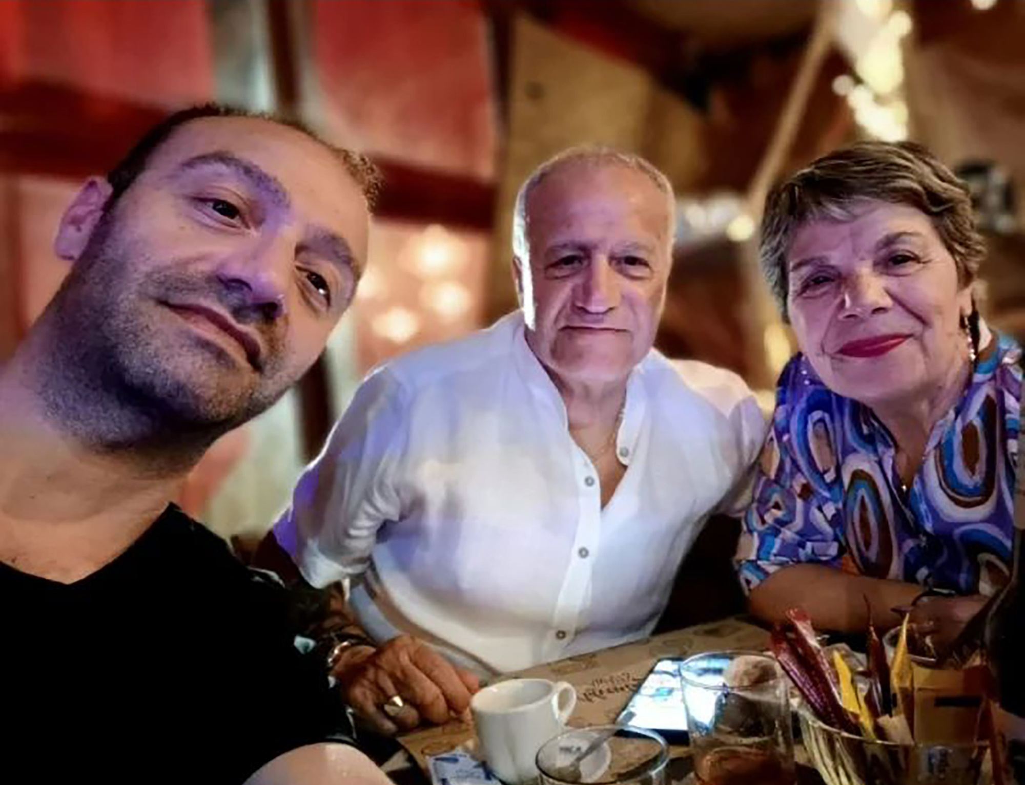 Igor Sollai, 43, (left) poses in undated photo. He is believed to have killed Francesca Deidda, 42, in San Sperate, Italy, May 10, 2024. Note: Private photo from social media. Igor Sollai