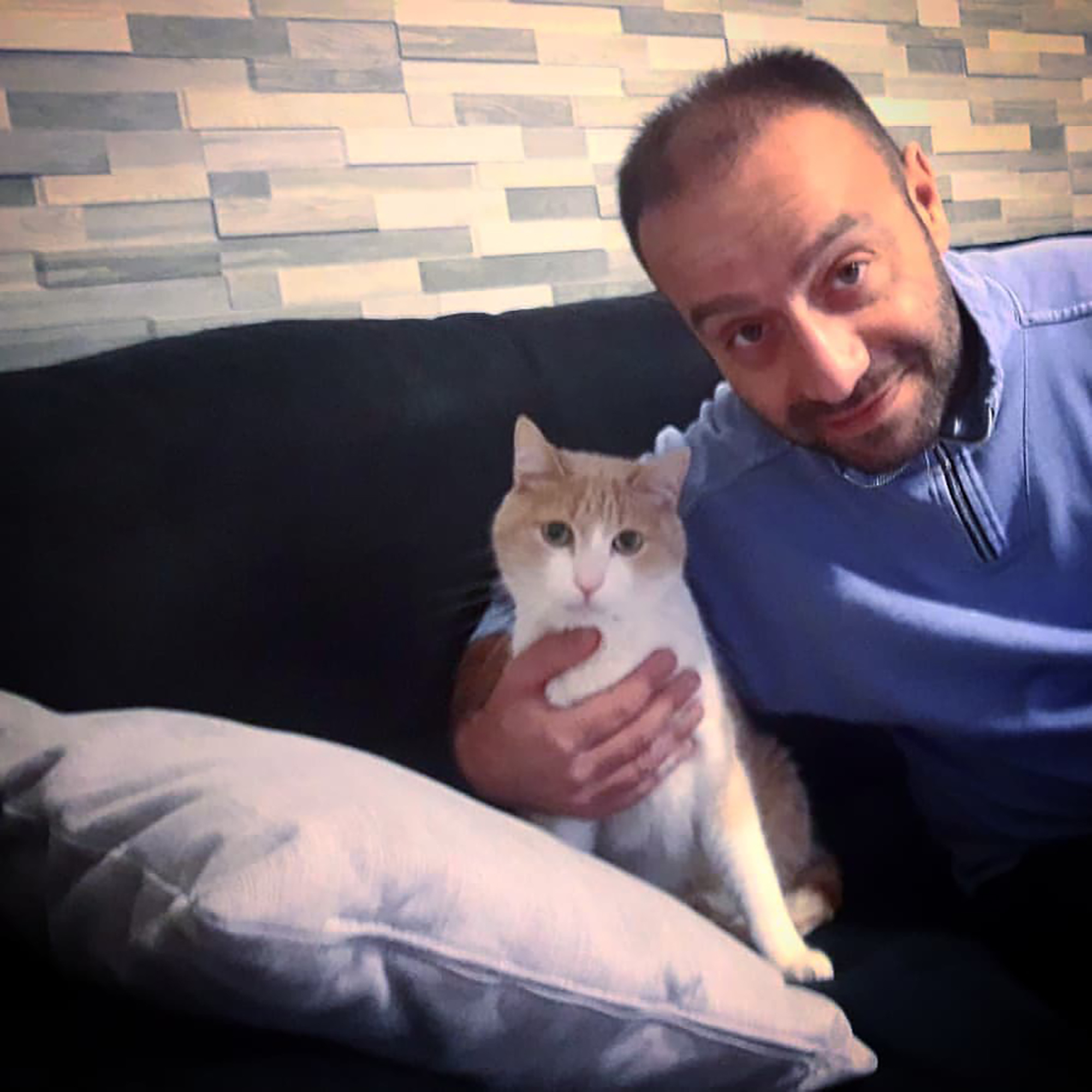 Igor Sollai, 43, poses in undated photo. He is believed to have killed Francesca Deidda, 42, in San Sperate, Italy, May 10, 2024. Note: Private photo from social media. Igor Sollai