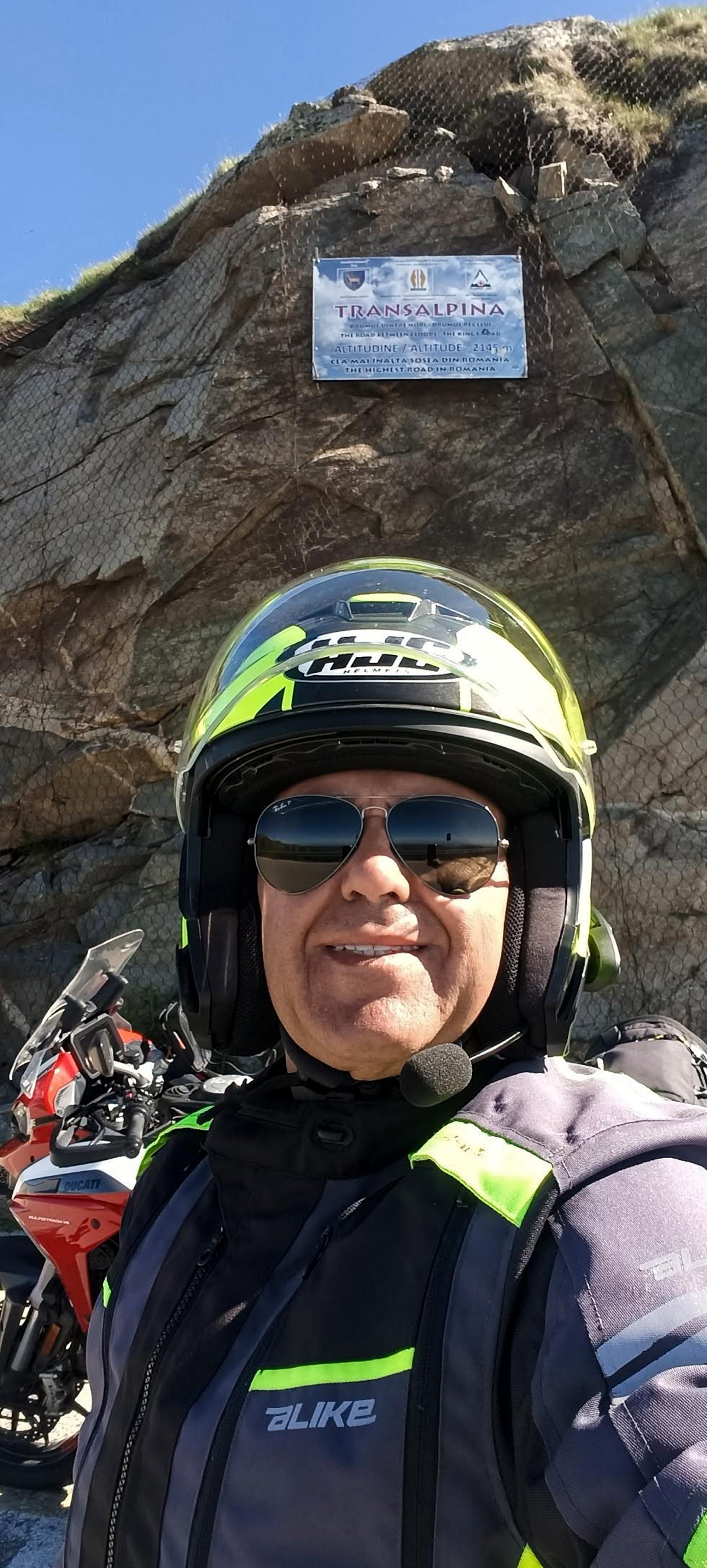 Picture shows Omar Farang Zin, undated. The 48-year-old tourist from Lombardy was killed by a bear while he was traveling in Romania. Note: Private photo taken from social media. Omar Farang Zin