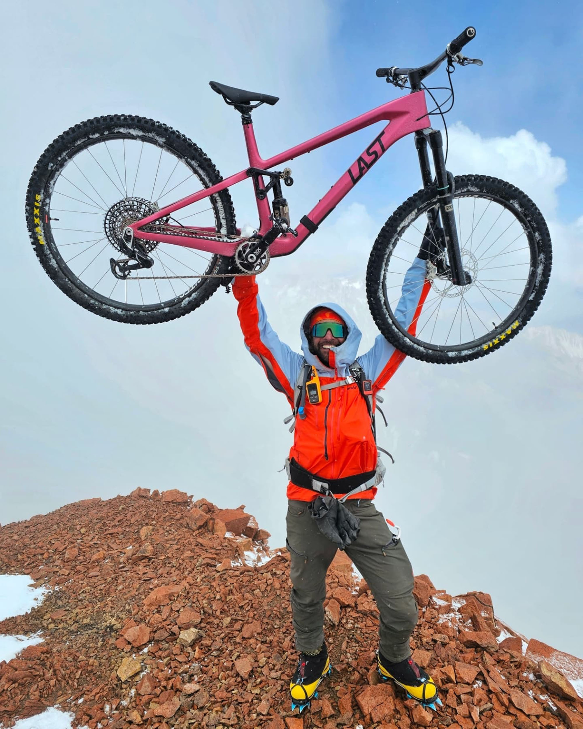 Andreas Tonelli poses in undated photo. He died after falling on his bike in Val Gardena, Italy. Note: Private photo taken from social media. Andreas Tonelli