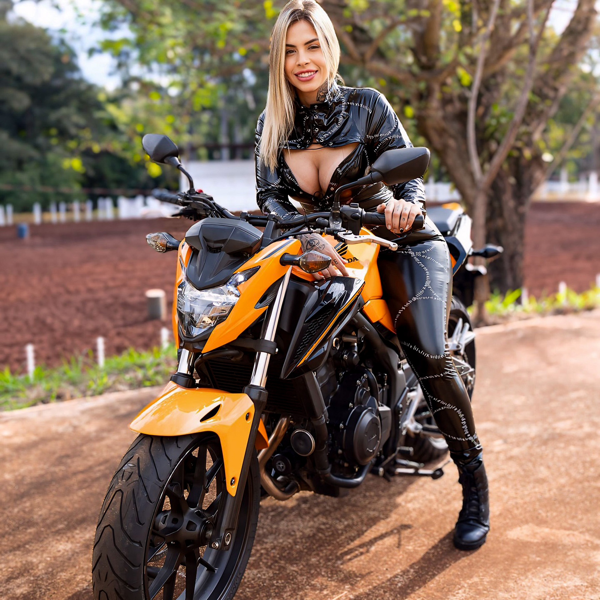 Influencer Rafaela Pedrotti, 26, poses in undated photo. She became pregnant after having an affair with the son of an ex-partner. Note: Private photo taken from social media. Rafaela Pedrotti