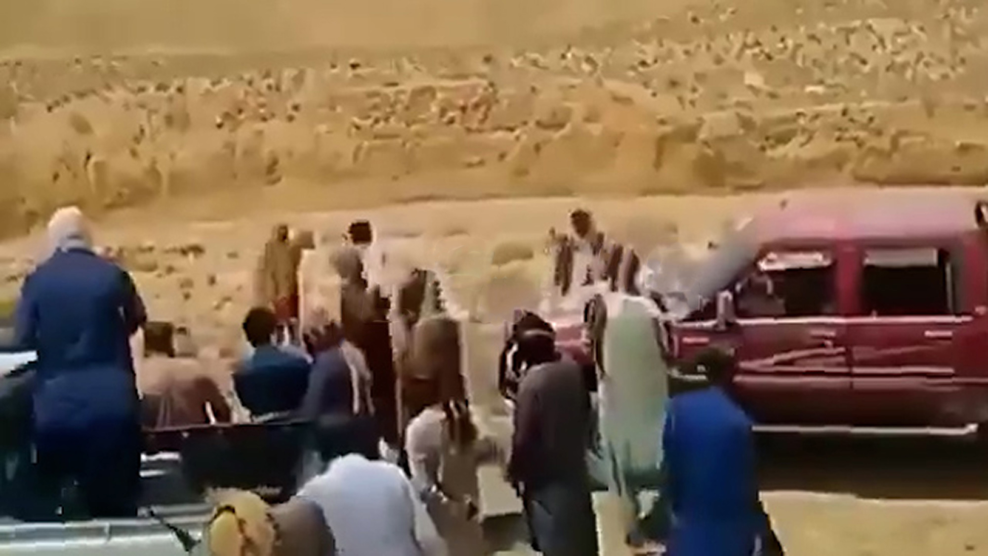 This is the moment a couple is shot by armed men in Balochistan, Pakistan for marrying by choice, undated. Note: Photo is a screenshot from a video. This is the moment a couple is shot by armed men in Balochistan