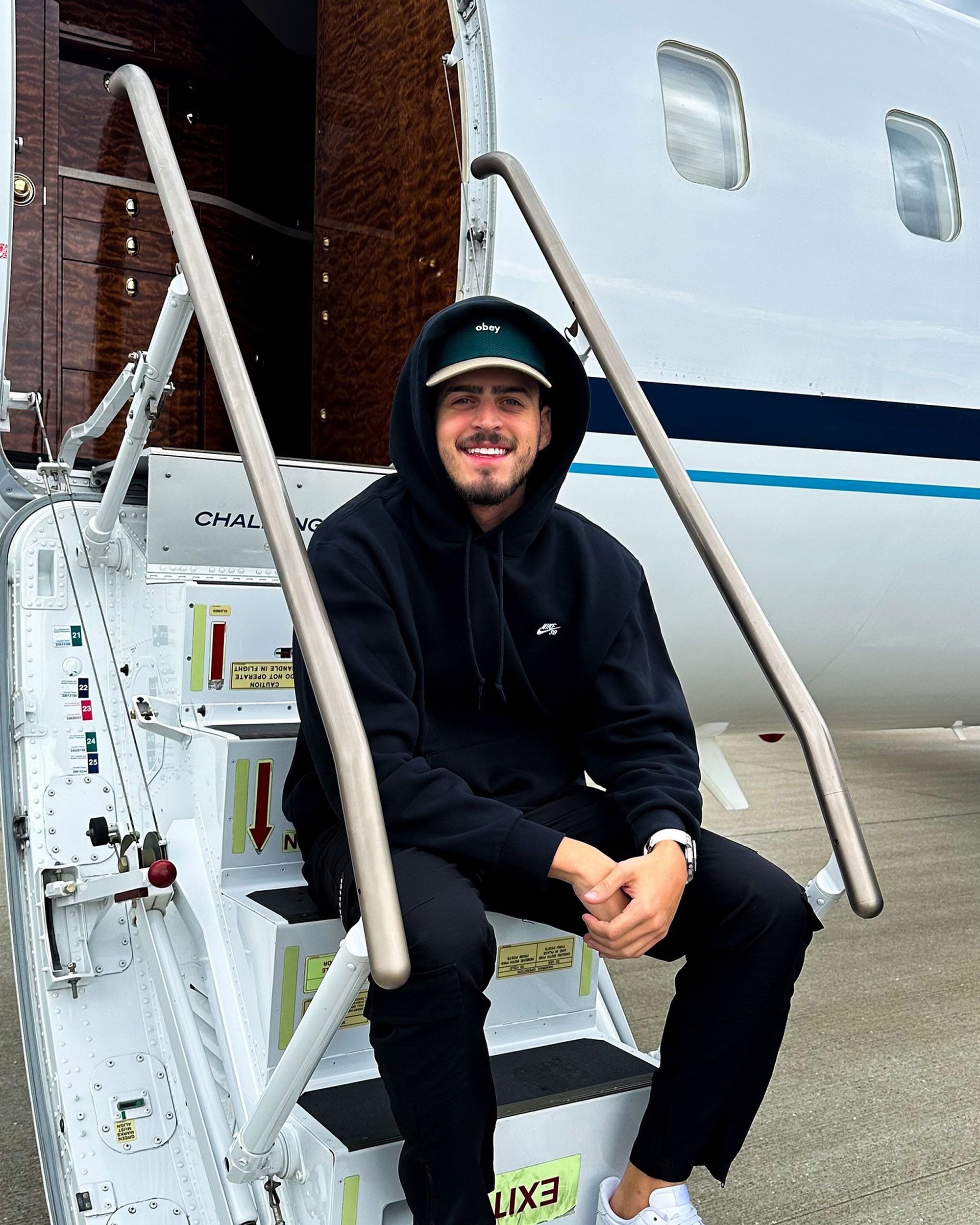 Picture shows Luan Kovarik, better known as Jon Vlogs, undated. He and his friends could face a multi-million dollar fine from Ibama after controversy over fish pirarucus in AM, Brazil. Note: Private photo taken from social media. Luan Kovarik