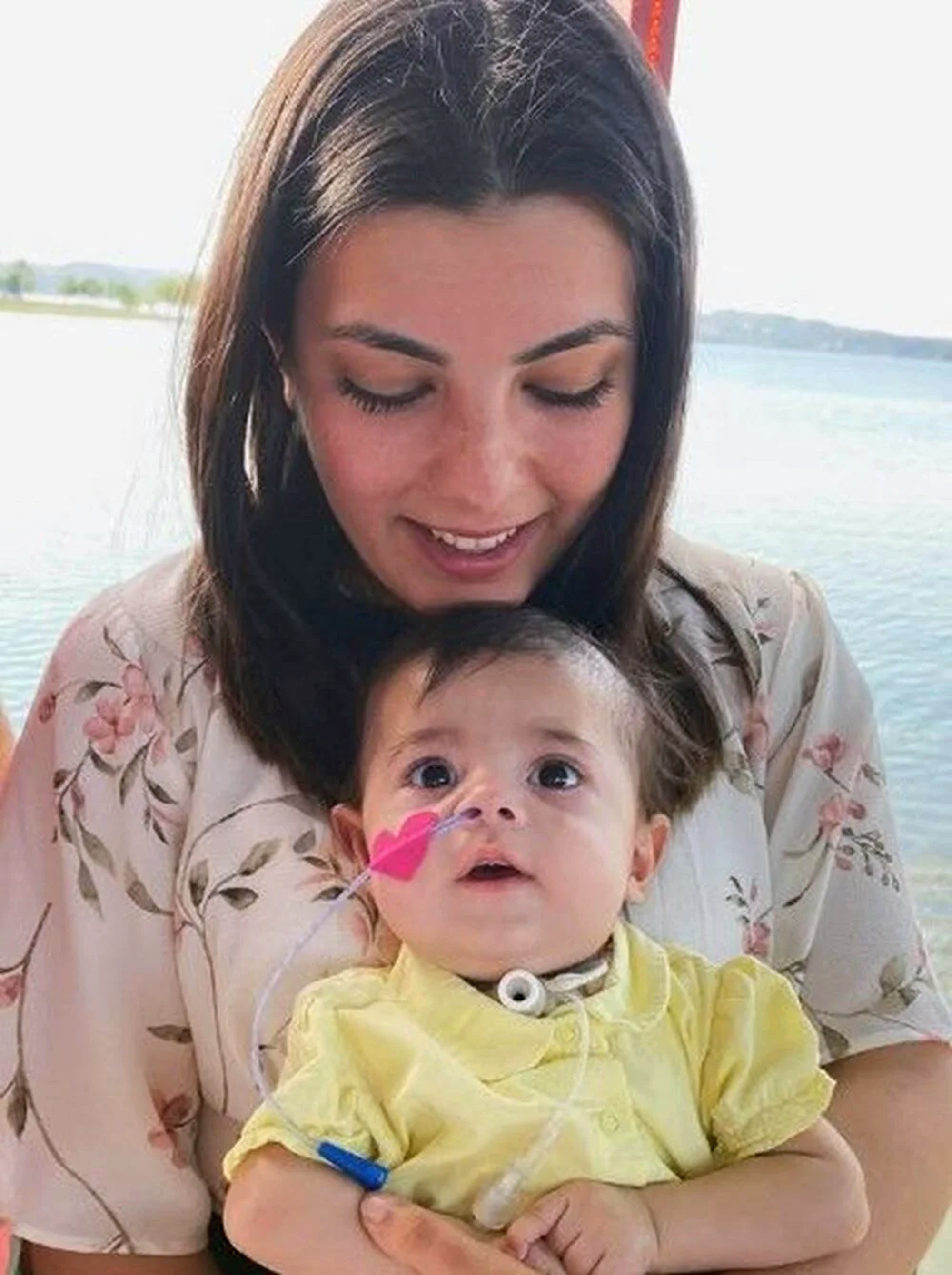Yasmin Elif with her mother