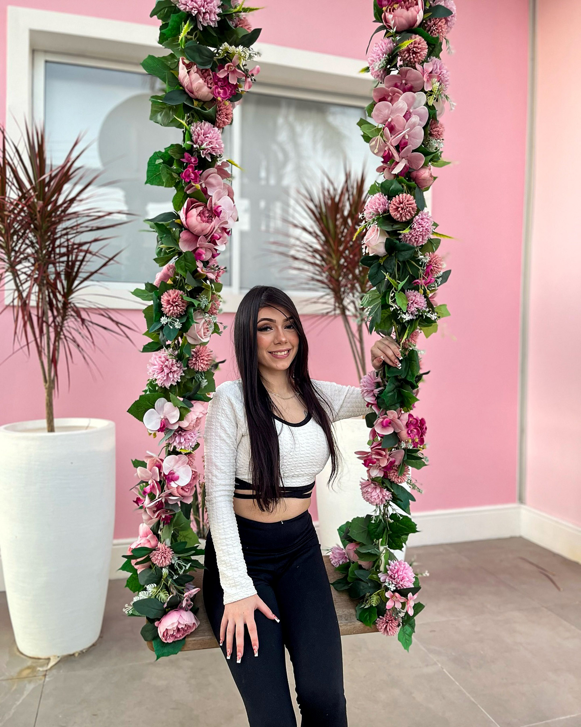 Jaqueline Barbosa Nascimento, 22, poses in undated photo. She disappeared in the Igarata dam, Sao Paulo, Brazil. Note: Private photo taken from social media. Jaqueline Barbosa Nascimento