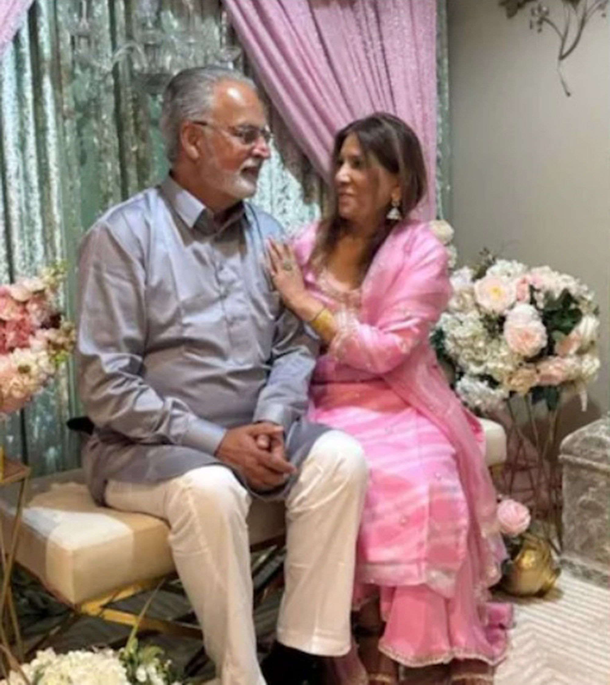 Picture shows Rupinder Kaur Pandher and Charanjit Singh Grewal, undated. The US citizen was killed in Punjab, India. Note: Private photo. Rupinder Kaur Pandher and Charanjit Singh Grewal