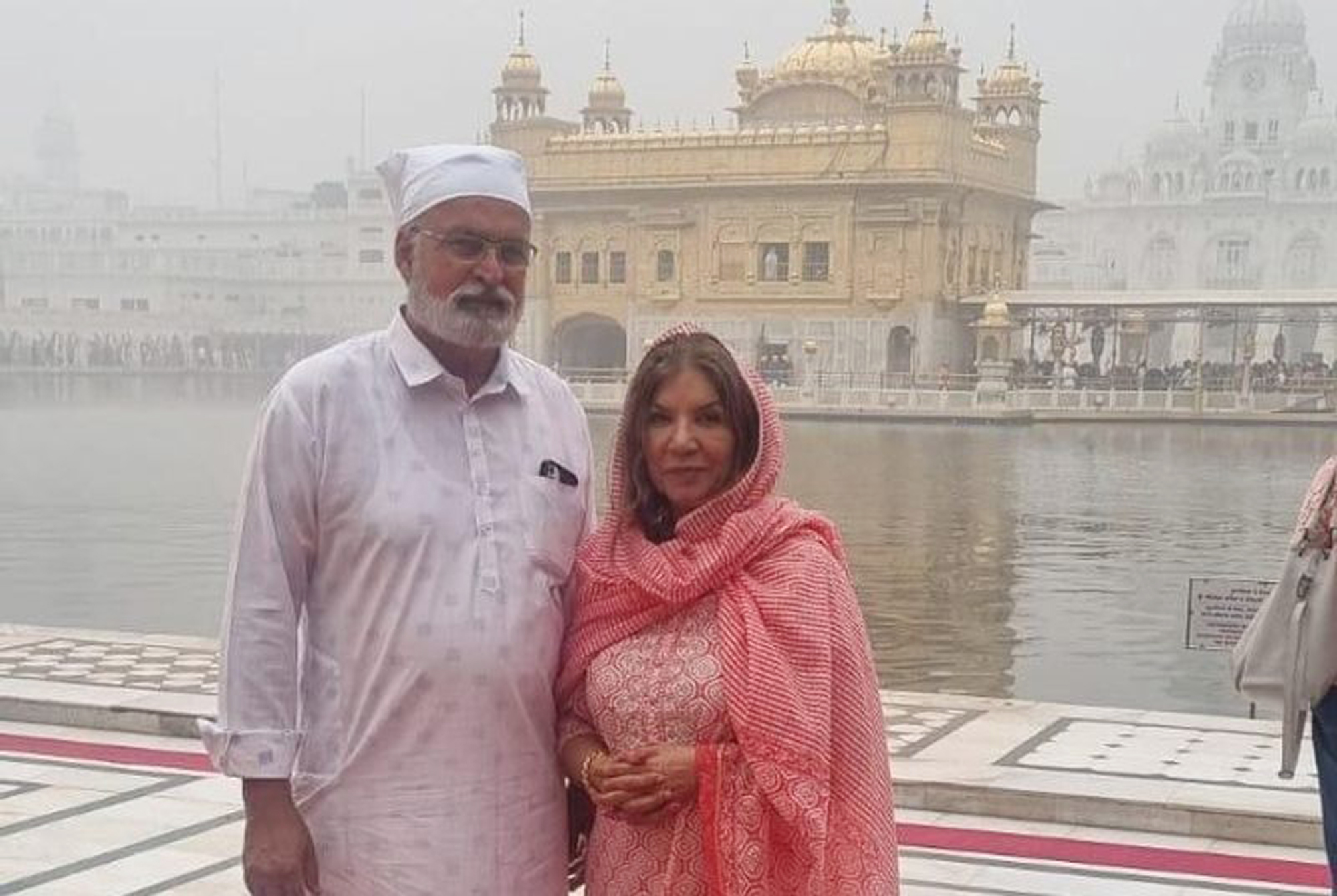 Picture shows Rupinder Kaur Pandher and Charanjit Singh Grewal, undated. The US citizen was killed in Punjab, India. Note: Private photo. Rupinder Kaur Pandher and Charanjit Singh Grewal