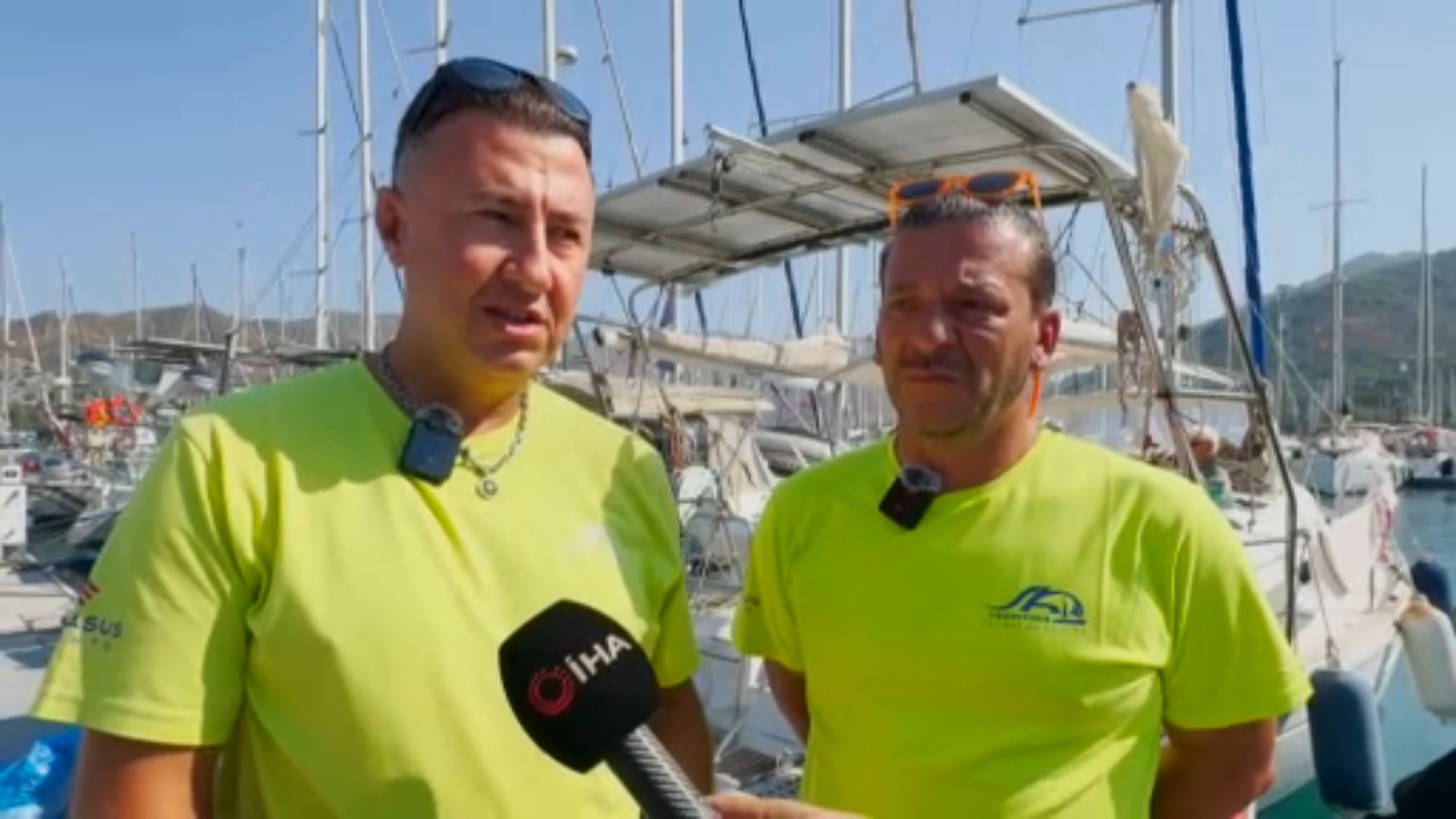 two captains who saved Nick Chapman's life