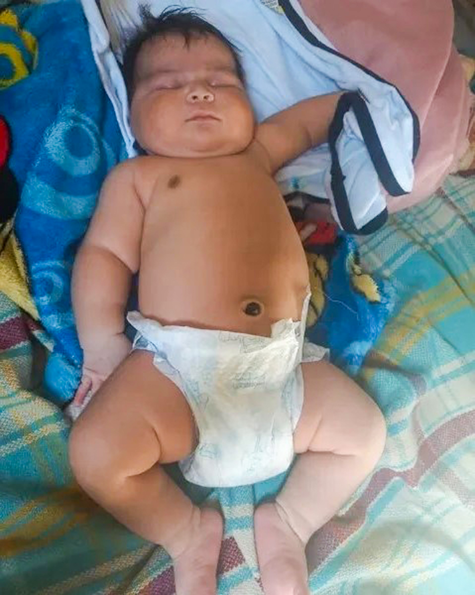Picture shows the baby, Alderico Vieira dos Santos, undated. He was born in Colatina, Brazil. Note: Private photo. Picture shows the baby, Alderico Vieira dos Santos