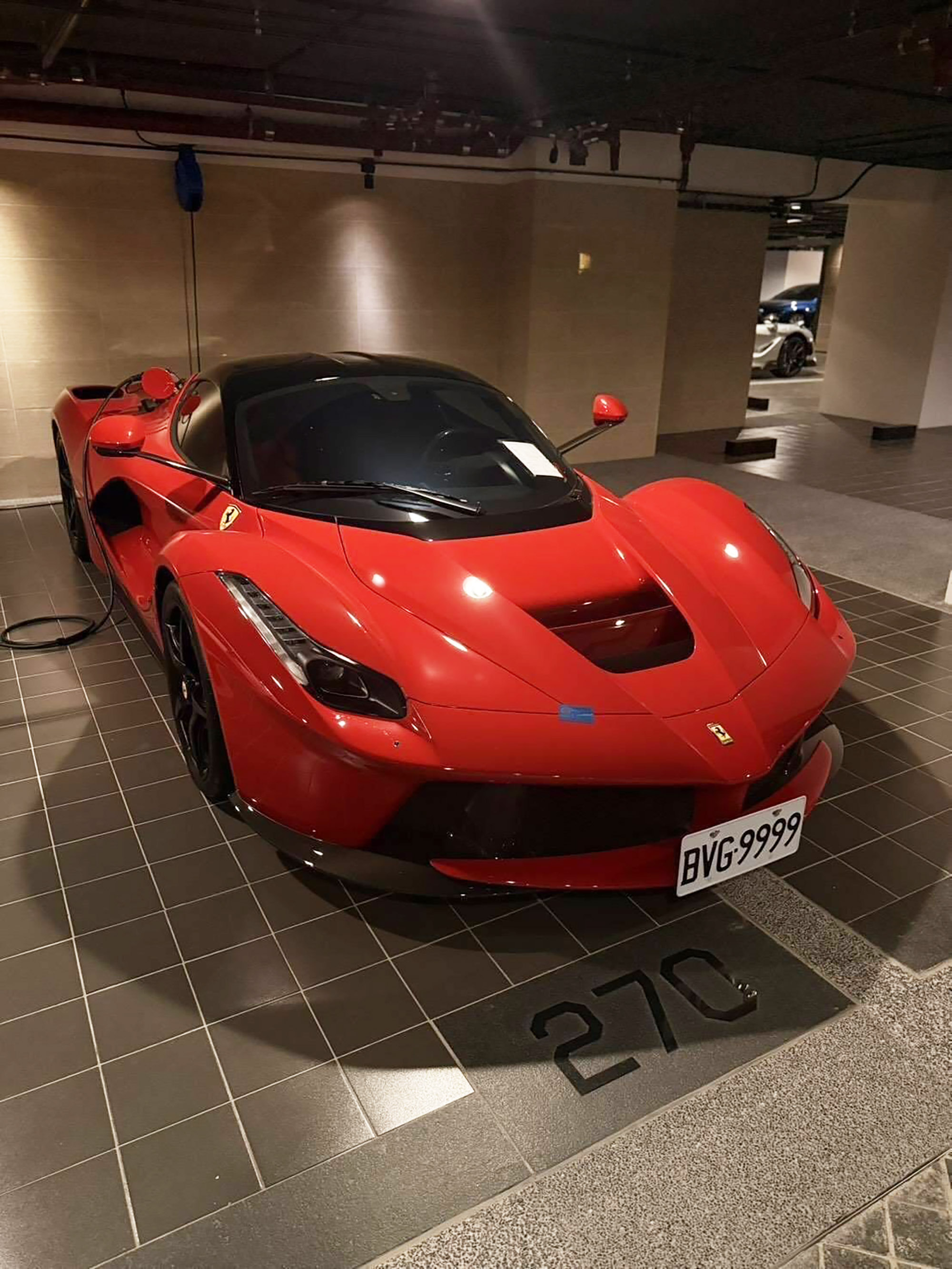 Picture shows a luxury vehicle