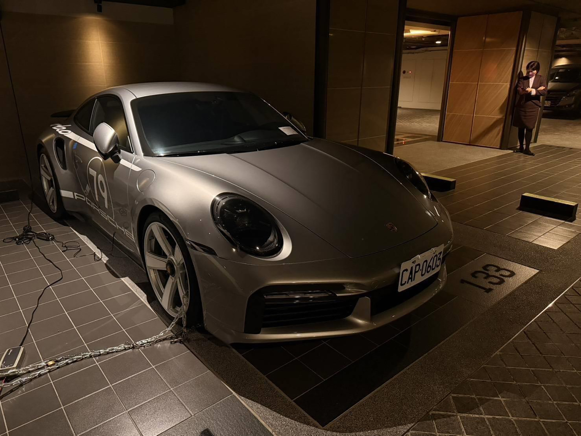 Picture shows a luxury vehicle