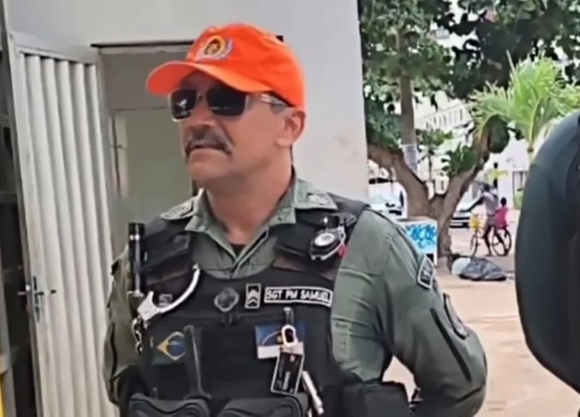 Picture shows sergeant Samuel de Araujo Lima