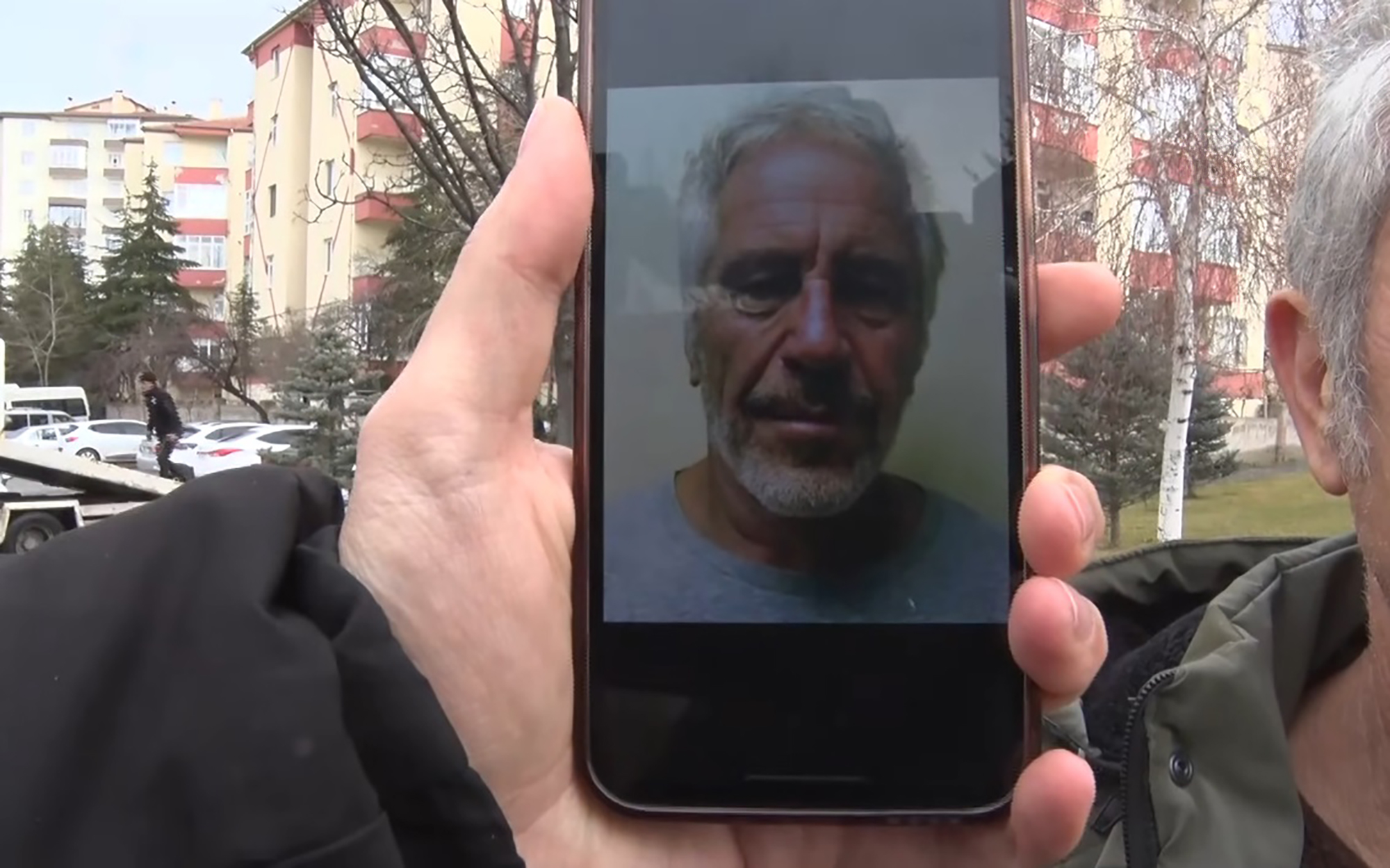 Picture shows the billionaire Jeffrey Epstein
