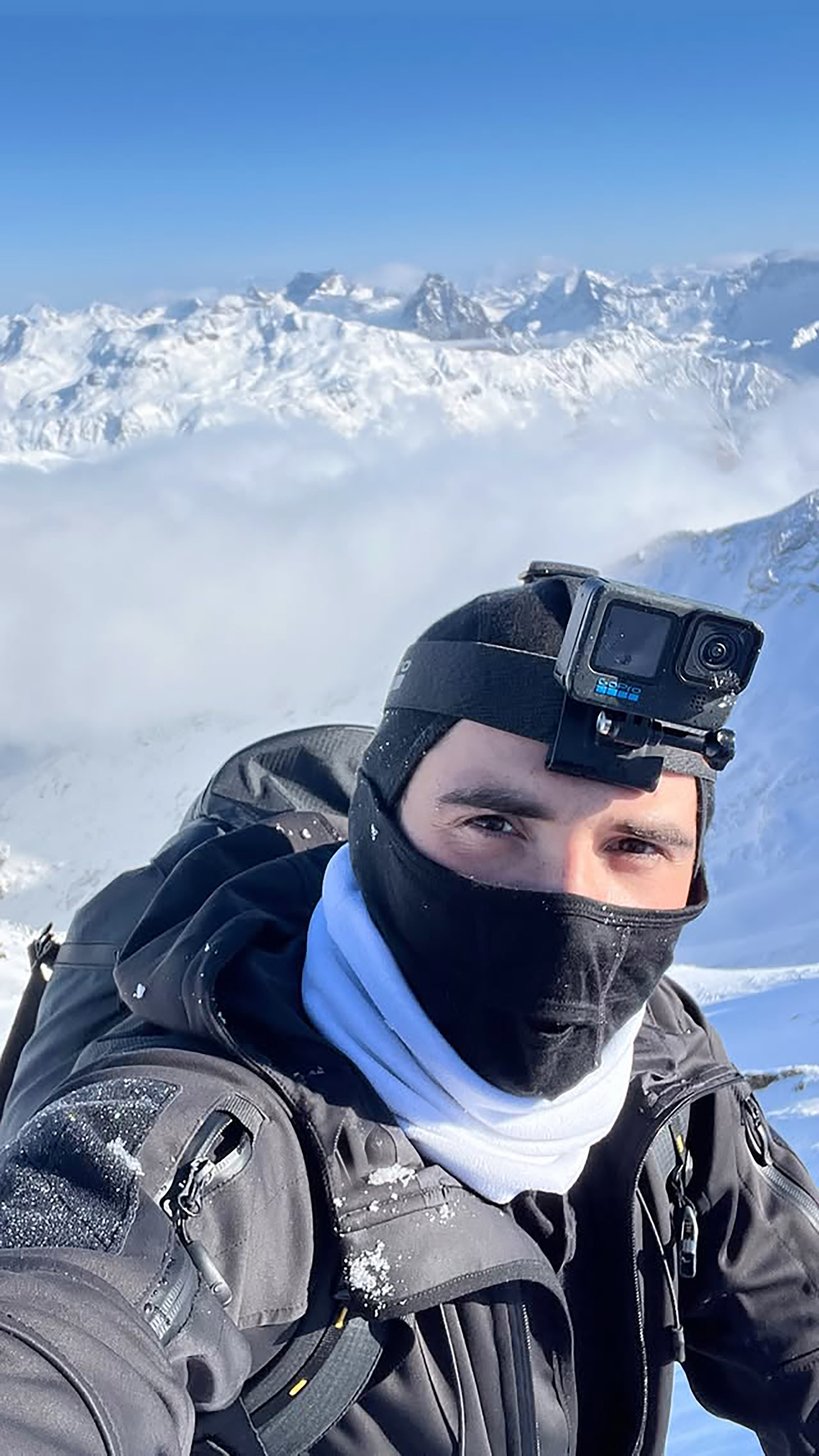 Luciano Capasso poses in one of his last photos on social media. He died just weeks later after disappearing on 18 February 2026 during a ski trip in St. Moritz, Switzerland. Note: Private photo. Luciano Capasso
