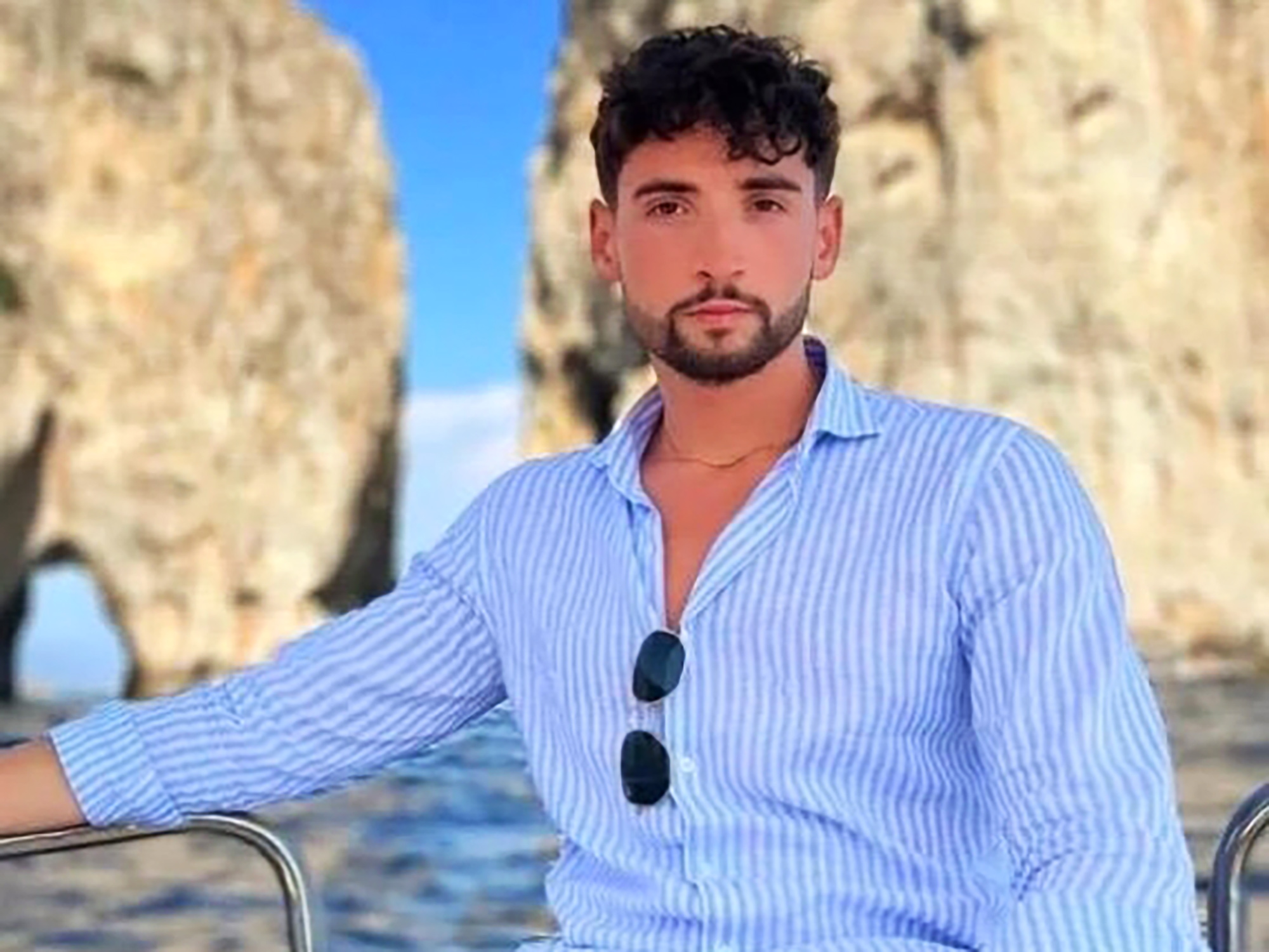 Luciano Capasso poses in undated photo. He was found dead days after disappearing on 18 February 2026 during a ski trip in St. Moritz, Switzerland. Note: Private photo. Luciano Capass